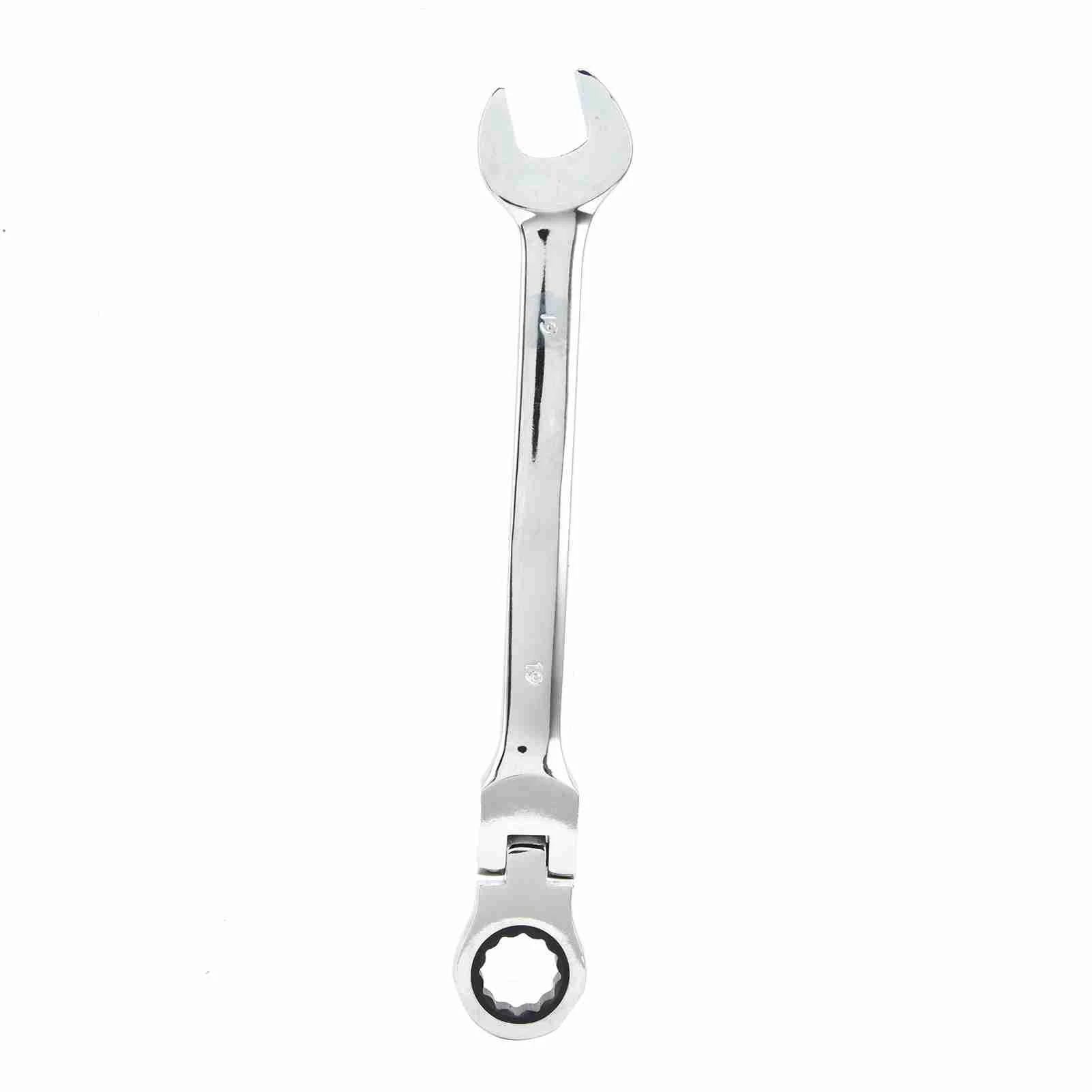 12PCS/set Ratchet Spanner Ratchet Wrench Set Kit Metric Combination Chrome Vanadium Steel 8‑19mm with Storage Bag Ratchet Wrench