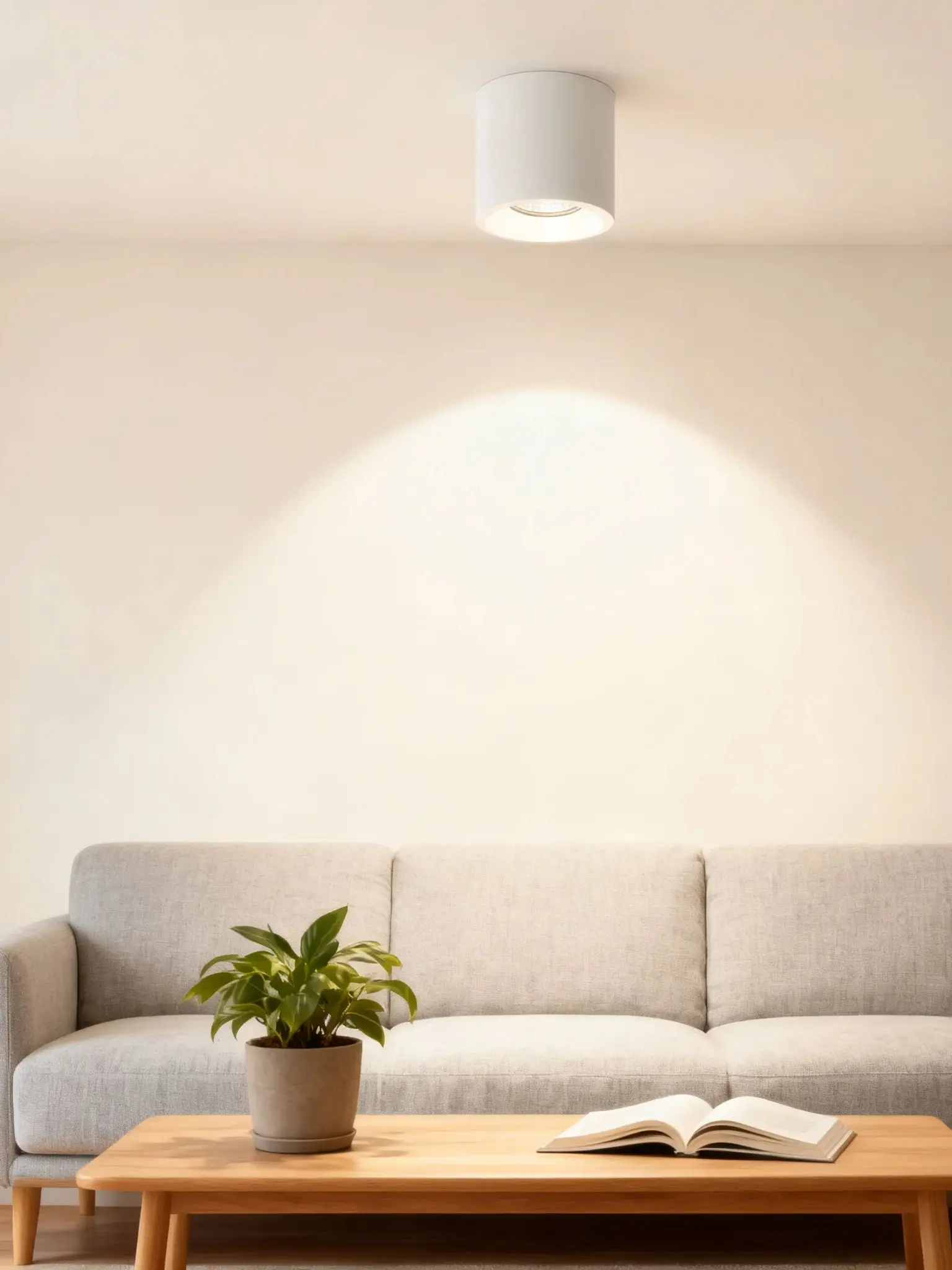 15W Surface Mount White Downlight with Extended Design