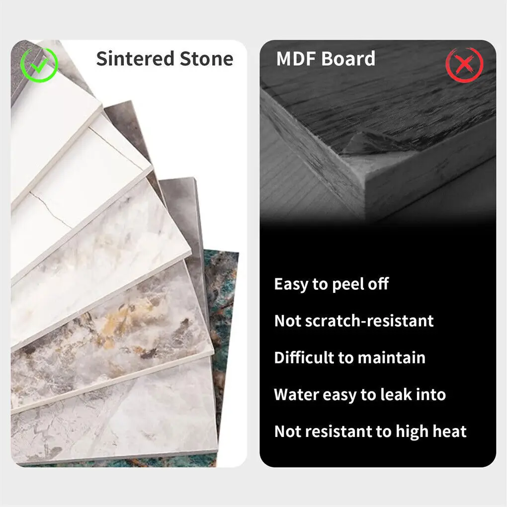 Coffee Table Set of 2 Nesting Accent Tables White Marble Top Stacking Side Desk