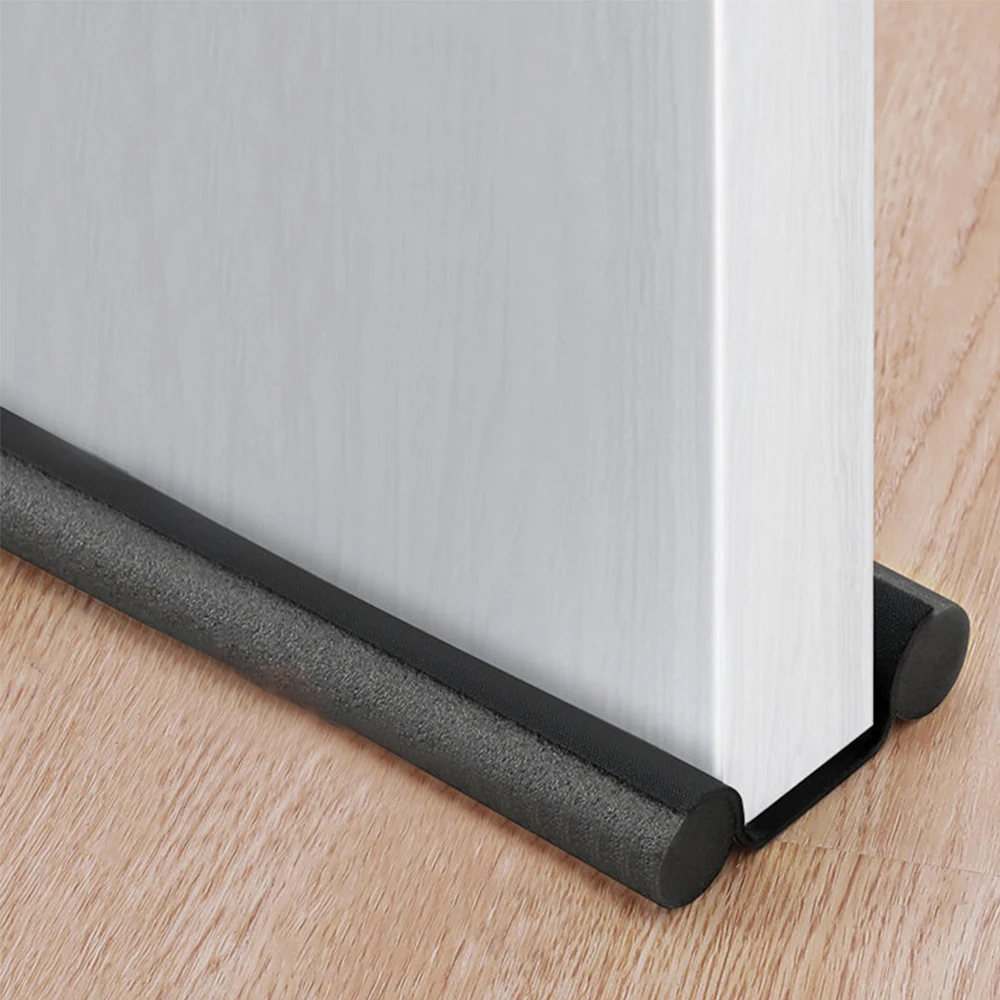 Double Sided Door Snake Air Draft Wind Dust Stopper Seal Sealing Strip Guard