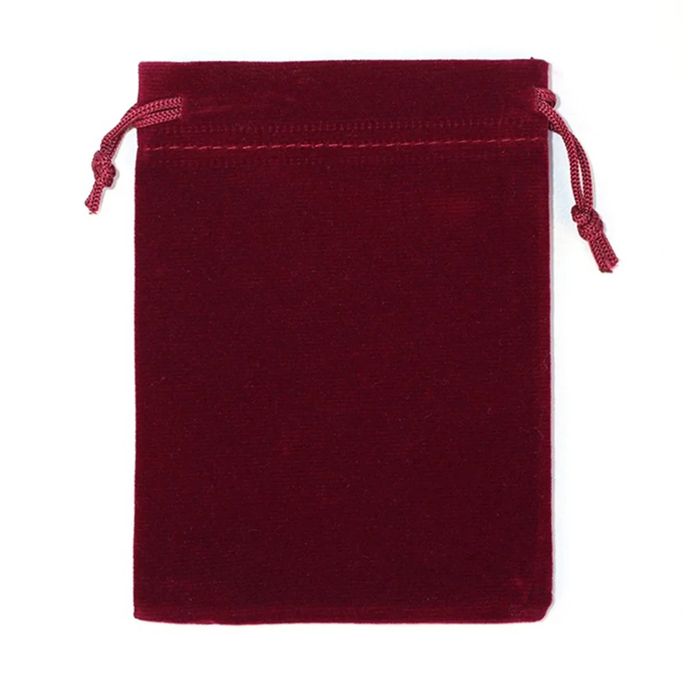 30pcs Gift Pouches Black Velvet Jewellery Wedding Packing Sack Money Bag Drawstring