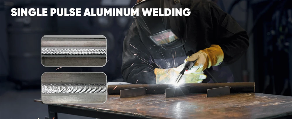 HITBOX MIG Inverter Welder 5 in 1 MMA/Gasless/Gas MIG/Lift TIG/Single Pulse Synergic Control MIG250DP Aluminum Welding Machine