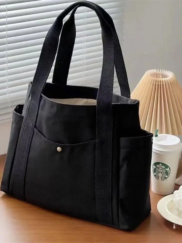 Women Canvas Tote Bag Travel Casual Handbag Shoulder Bag Large Shopping Bags