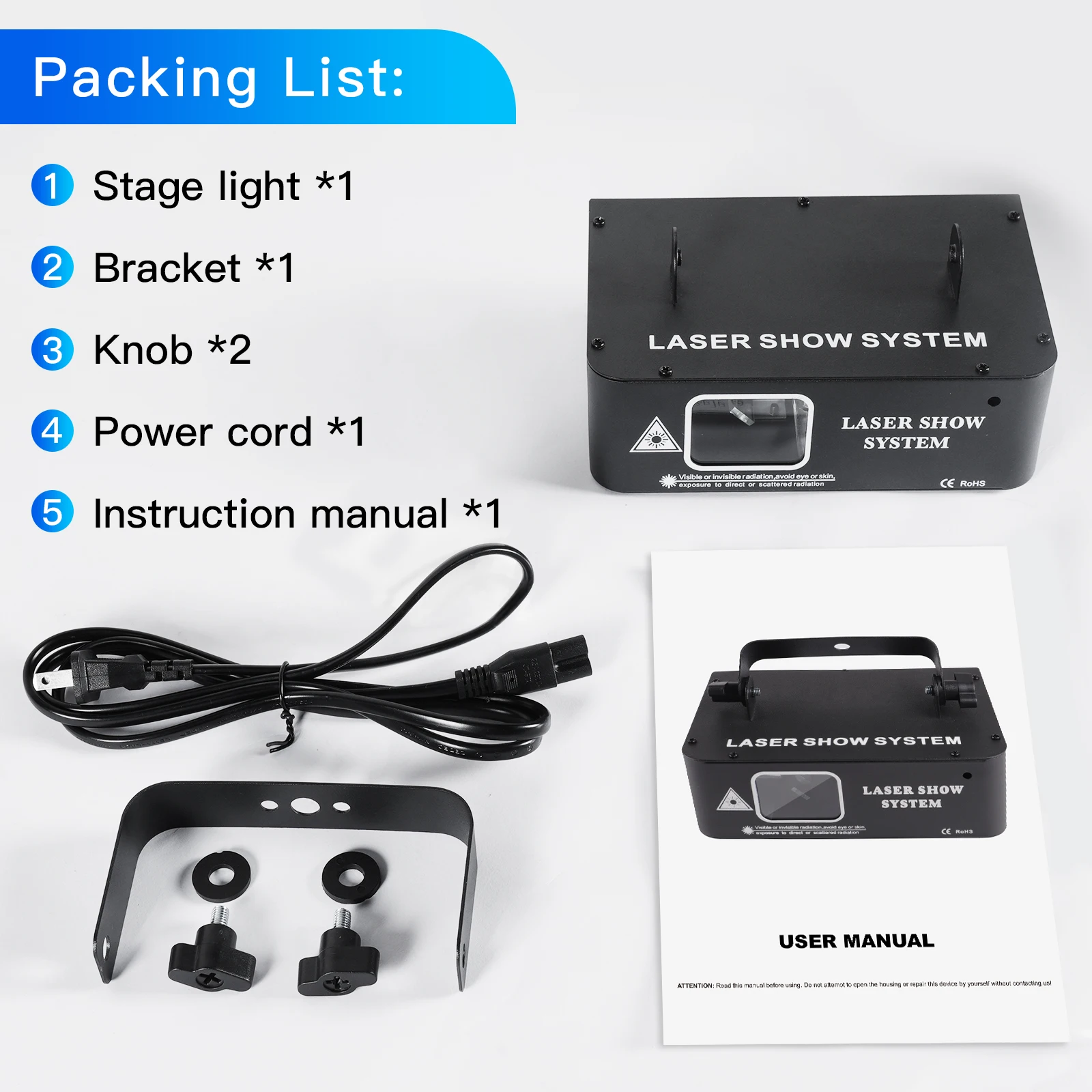 Datewink LED Stage Lights RGB Scanner Beam Projector Stage Lighting Effect DJ Disco Light DMX512 For Wedding Birthday Party Show