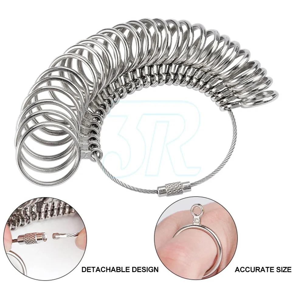 Australia A-Z Finger Ring Sizer Size Sizing Measure Measurement Gauge Tool Set