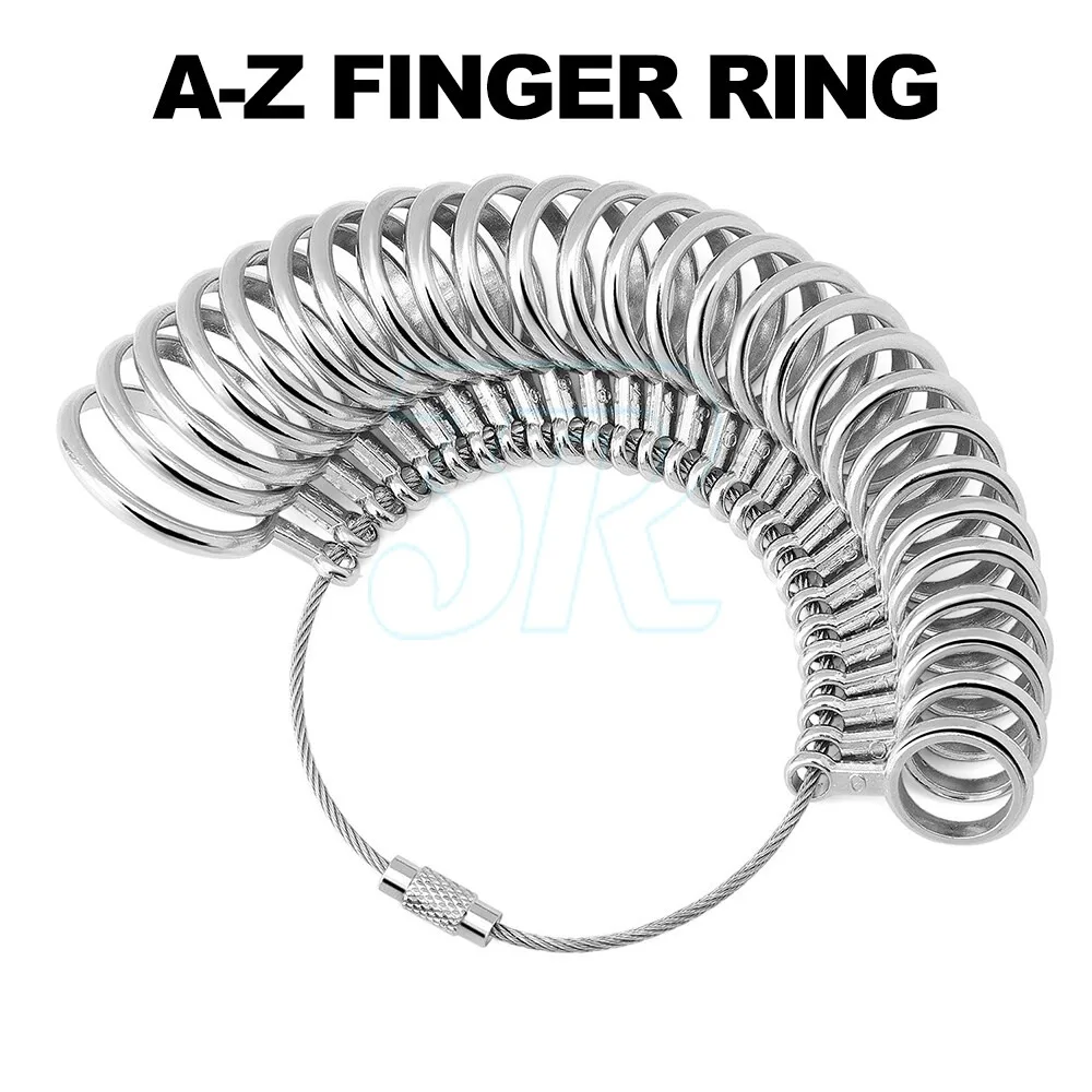 Australia A-Z Finger Ring Sizer Size Sizing Measure Measurement Gauge Tool Set