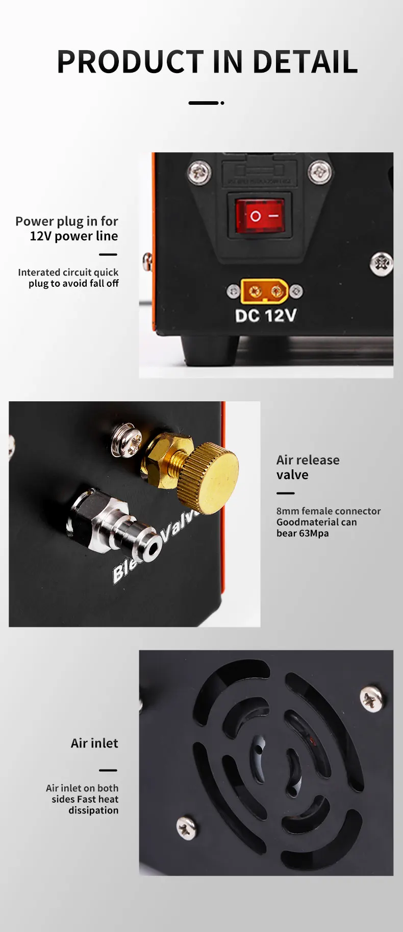 4500psi 300Bar 220V PCP Air Compressor 300barPneumatic Rifles High Pressure 12V Vehicle Mounted Pump 30MPA Scuba Diving Shooting