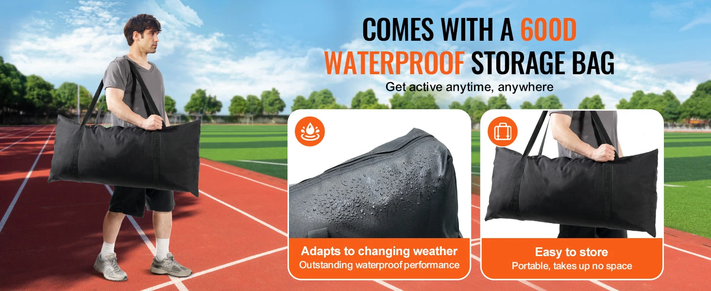 SucceBuy Barricade Backstop Net Ball Sport Barrier Netting Practice Equipment with Carry Bag Protect Screen for Training
