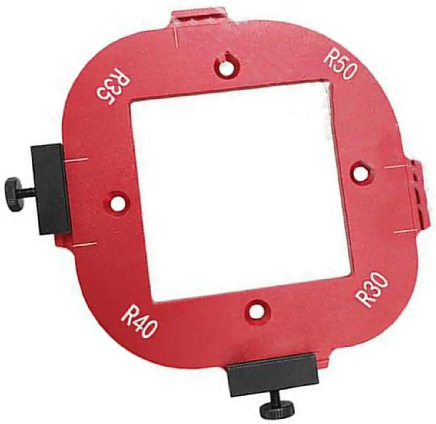 4in1 Woodworking Router Arcs Angle Positioning Template Corner Radius Routers R10-R50 Radius Jig Woodworking Positioning Tool