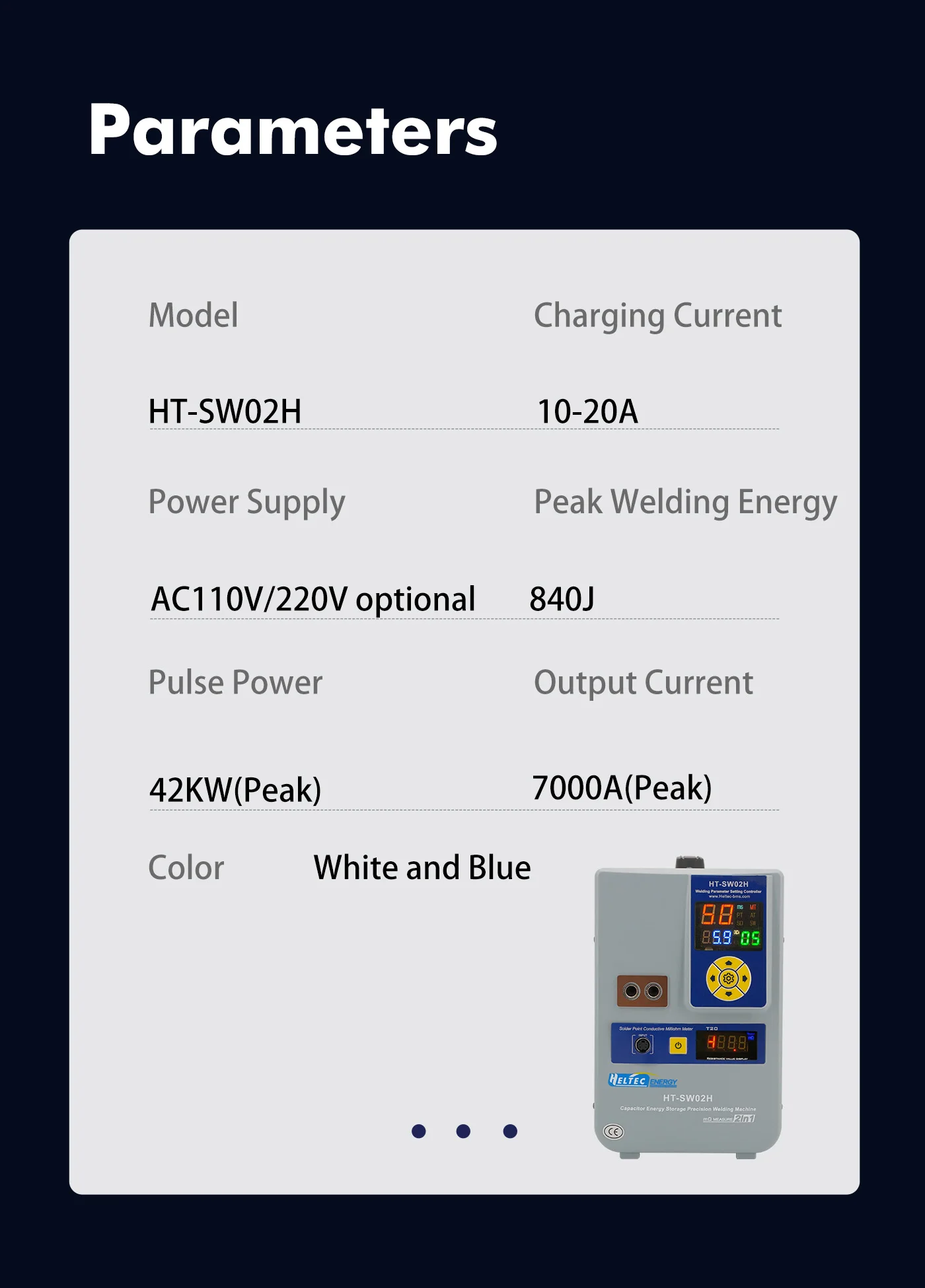HELTEC 12KW 21KW 36KW 42KW High-Efficiency Battery Spot Welder with Pneumatic Capacitor Storage for Nickel/Aluminum/18650