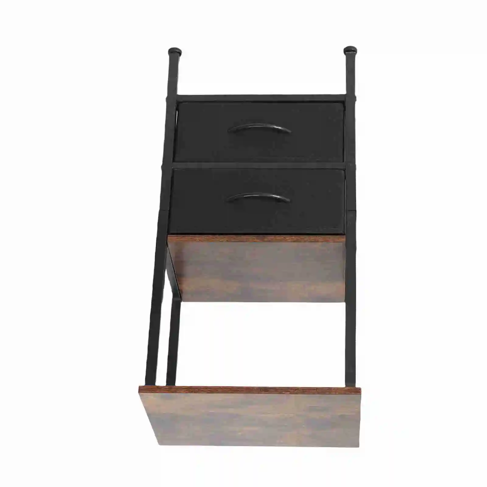 【New】Night Stand for Bedroom Night Stand for Bedroom MDF Carbon Steel Bedside Table with 2 Drawers for Living Room Dorm