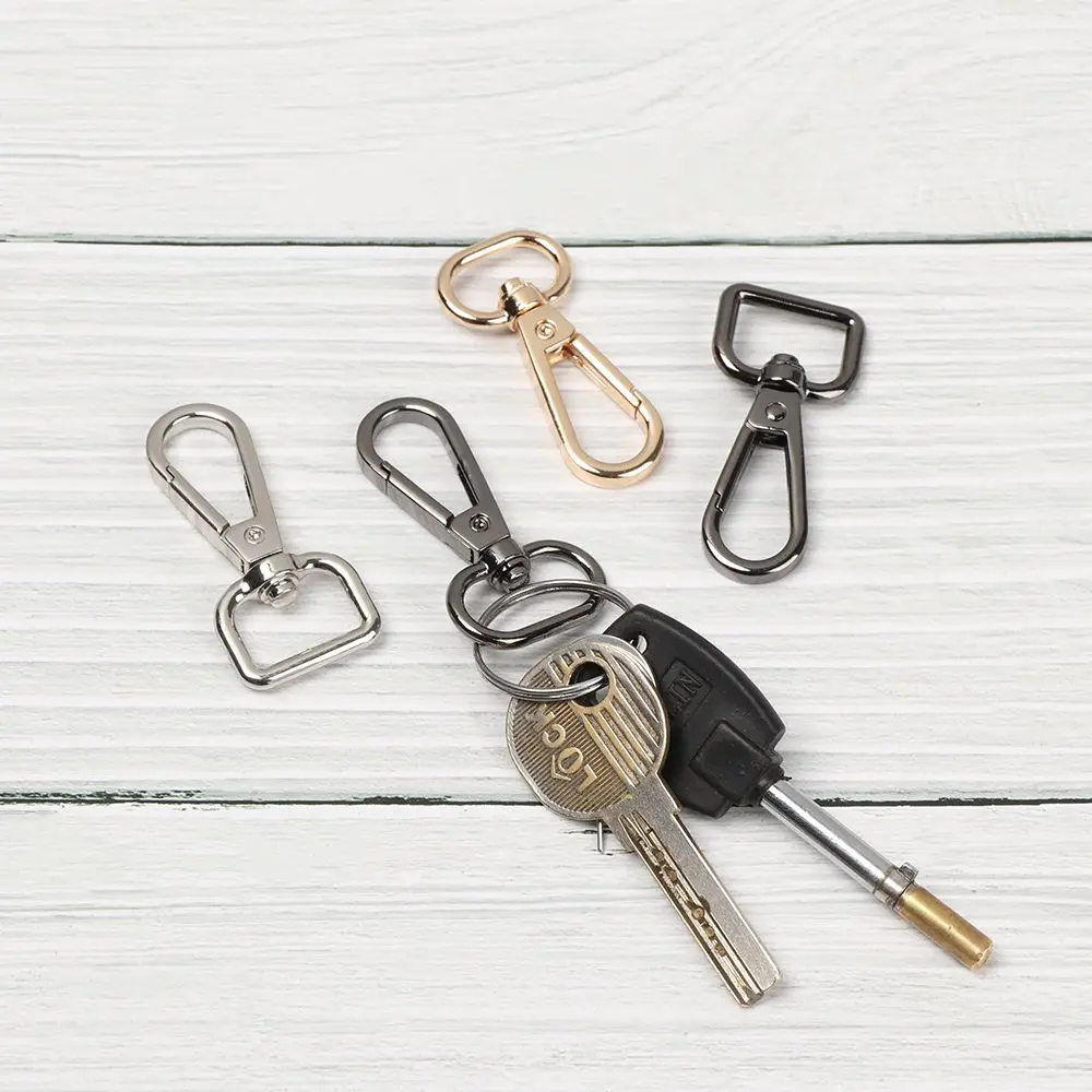 5pcs 13/15/20/25mm Metal Bags Strap Buckles Lobster Clasp Collar Carabiner Snap Hook DIY KeyChain Bag Part Accessories
