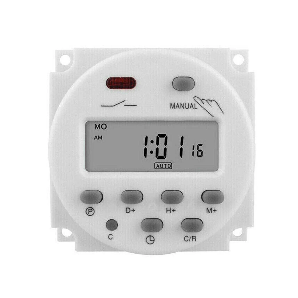 Digital LCD Display Power Programmable Timer Time Switch DC 12V Relay Day NEW