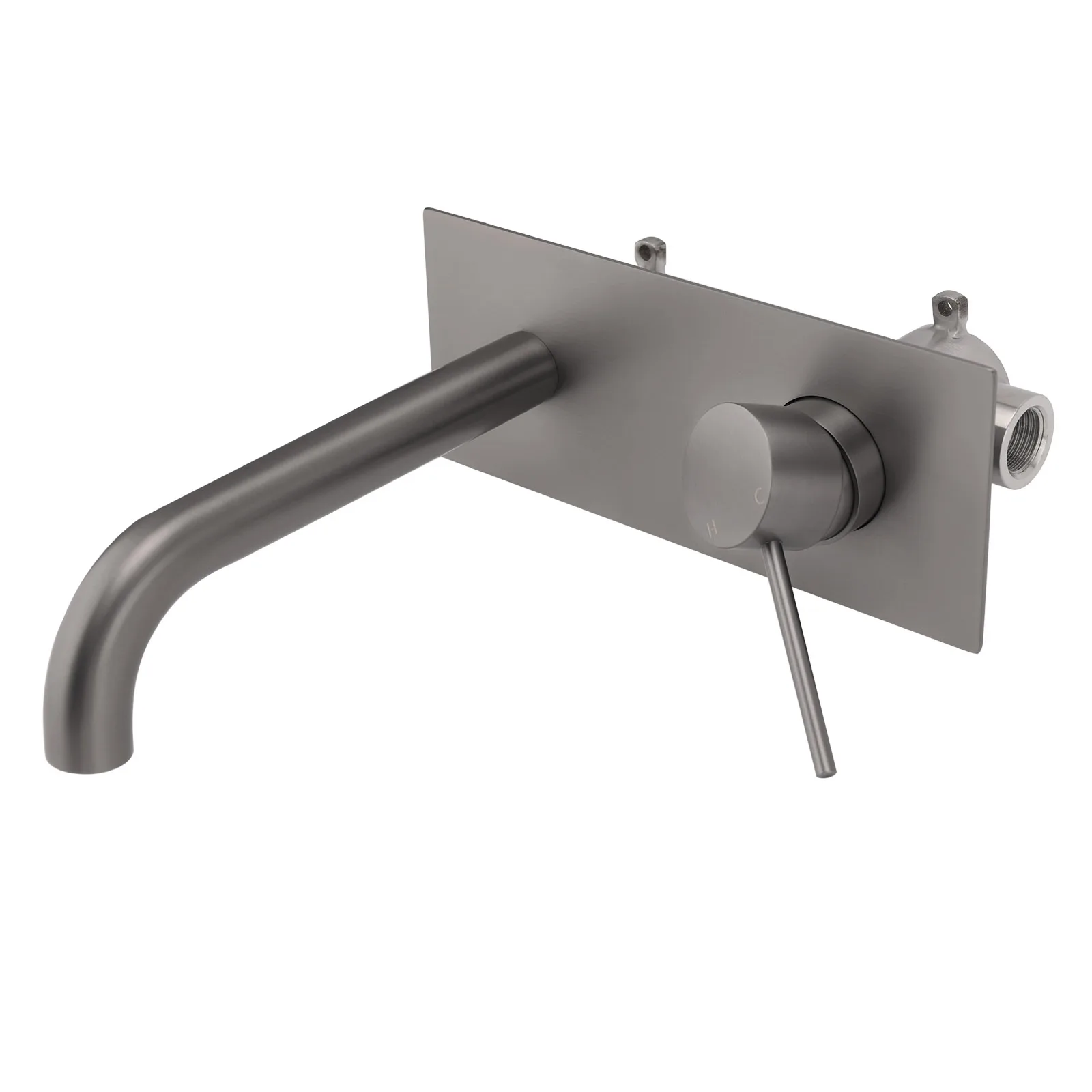 **Sydney Stock** KYLINS Round Vanity Faucet Wall Basin Mixer Tap Brushed Nickel Gold Black Gun Metal Chrome WaterMark Wels