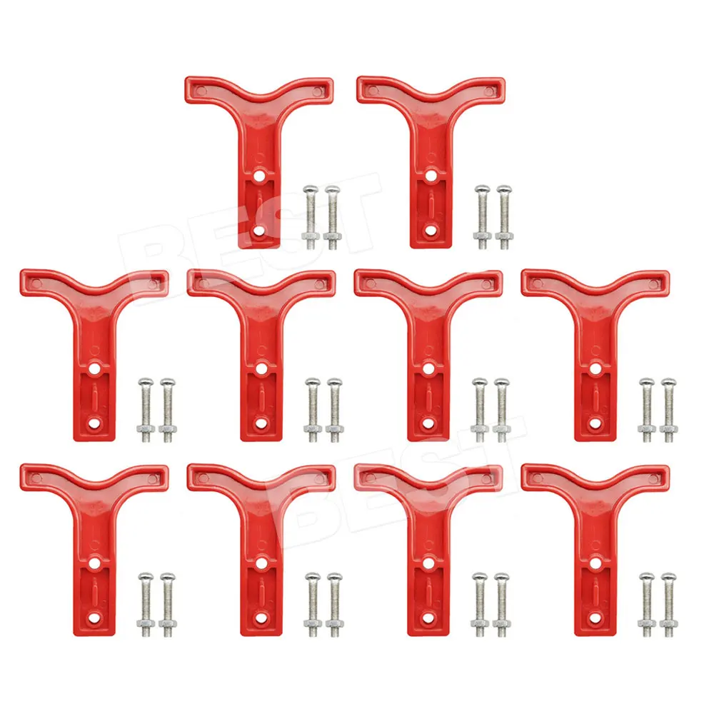 10PCS Red T Bar handle for Anderson style plug connectors tool 50AMP 12-24V AU