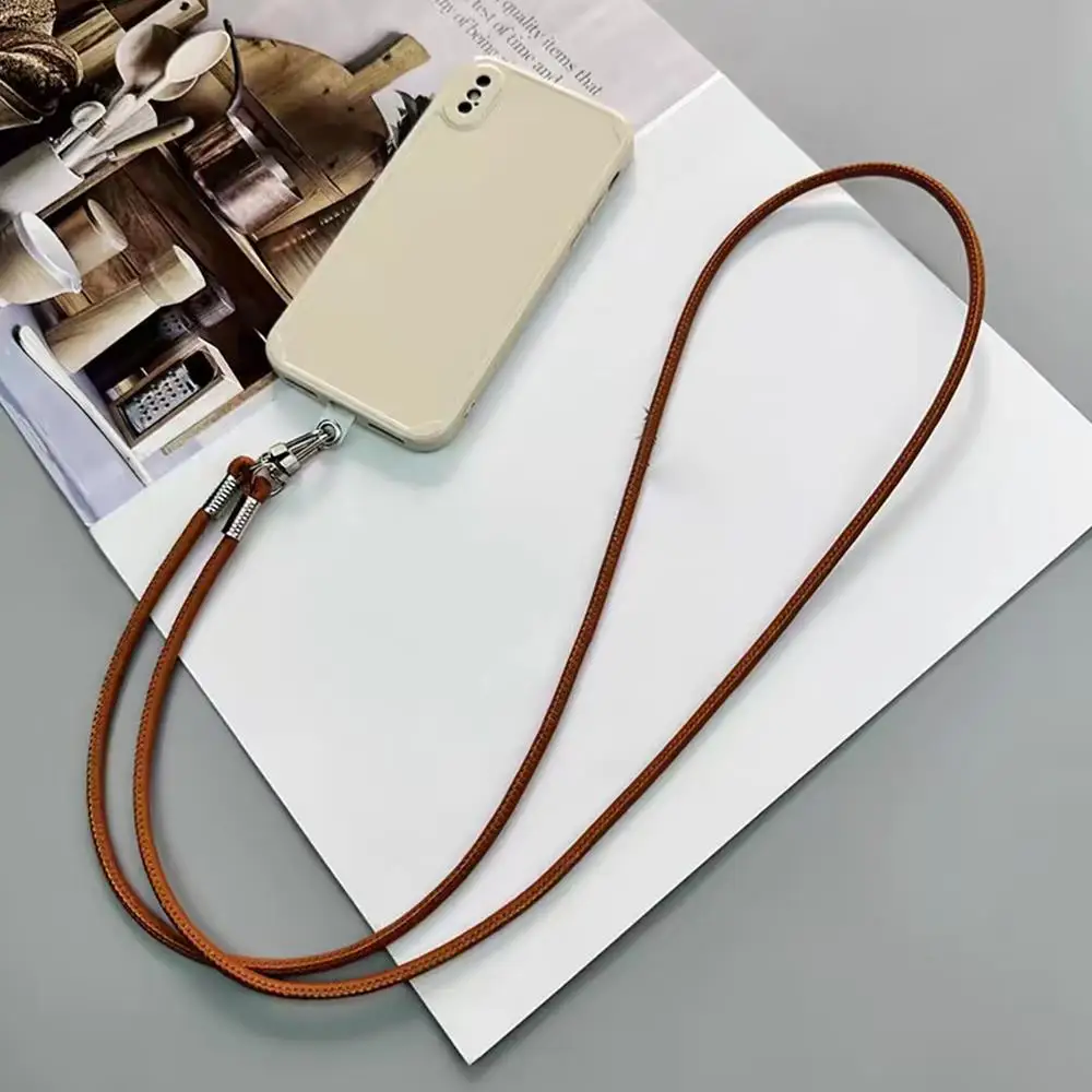Replacement Belt Shoulder Strap Bag Strap Crossbody Strap Bag Belt PU Leather 120cm DIY Adjustable Belt Mobile Phone Lanyard