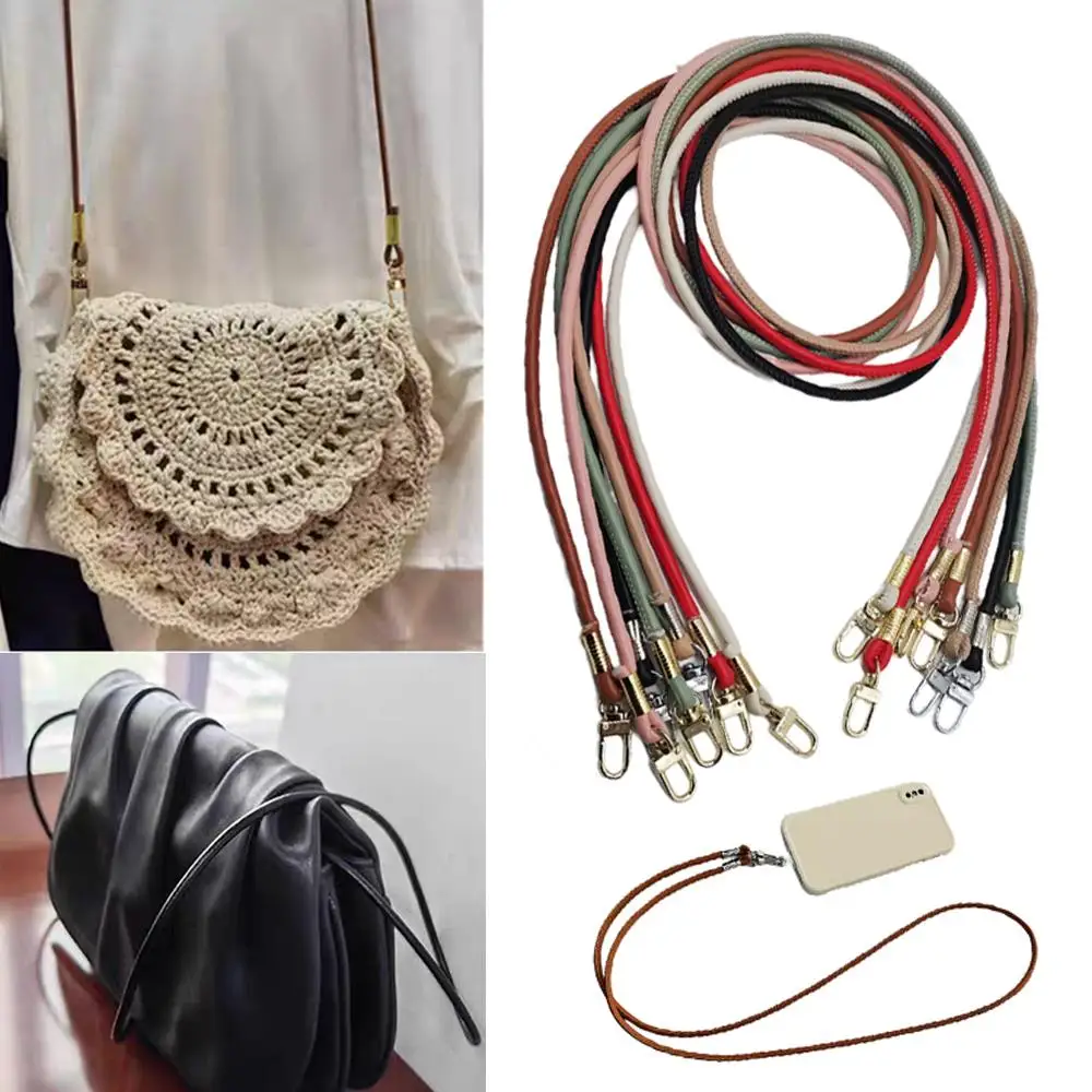 Replacement Belt Shoulder Strap Bag Strap Crossbody Strap Bag Belt PU Leather 120cm DIY Adjustable Belt Mobile Phone Lanyard