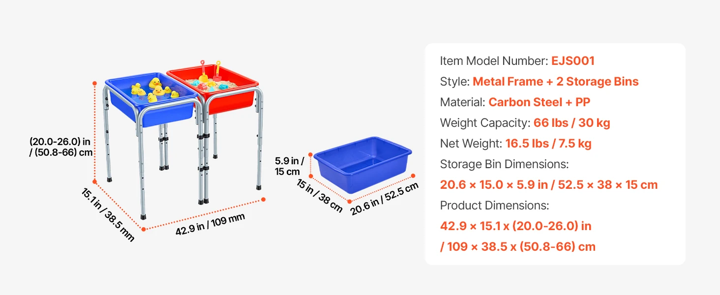 SucceBuy Wooden Sensory Table for Kids Activity with 3 Foldable Storage Bins&Double-Sided Board Indoor/Outdoor Drawing Studying