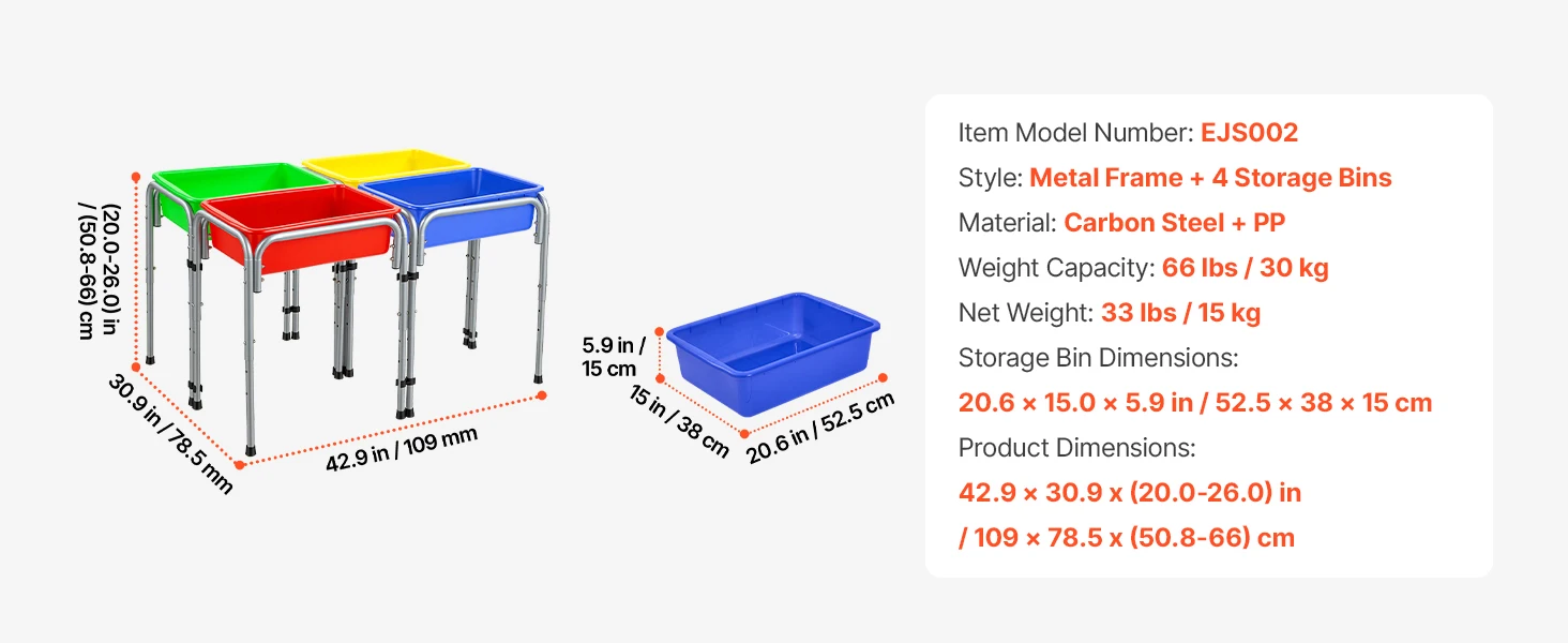SucceBuy Wooden Sensory Table for Kids Activity with 3 Foldable Storage Bins&Double-Sided Board Indoor/Outdoor Drawing Studying