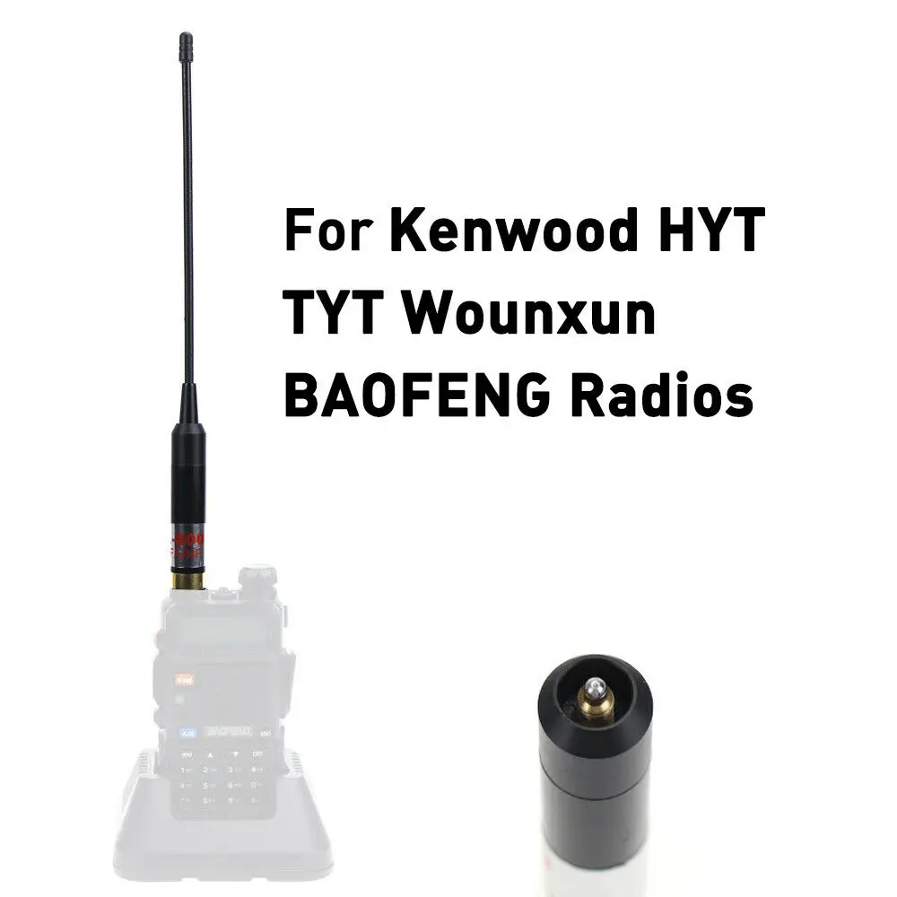 High Gain Telescopic Antennas AL-800 Dual Band VHF UHF SMA-Female Antenna Replacement For BaoFeng UV-5R UV-9R Radio Accessories