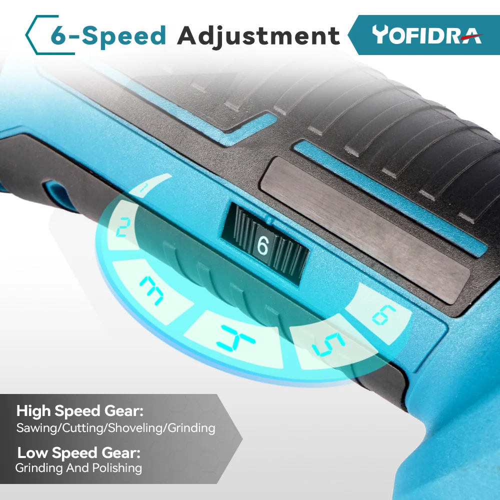 600W Oscillating Multi Tool 20000OPM Cordless Electric Woodworking Cutting Saw Tool Home Decoration For Makita Battery Pin