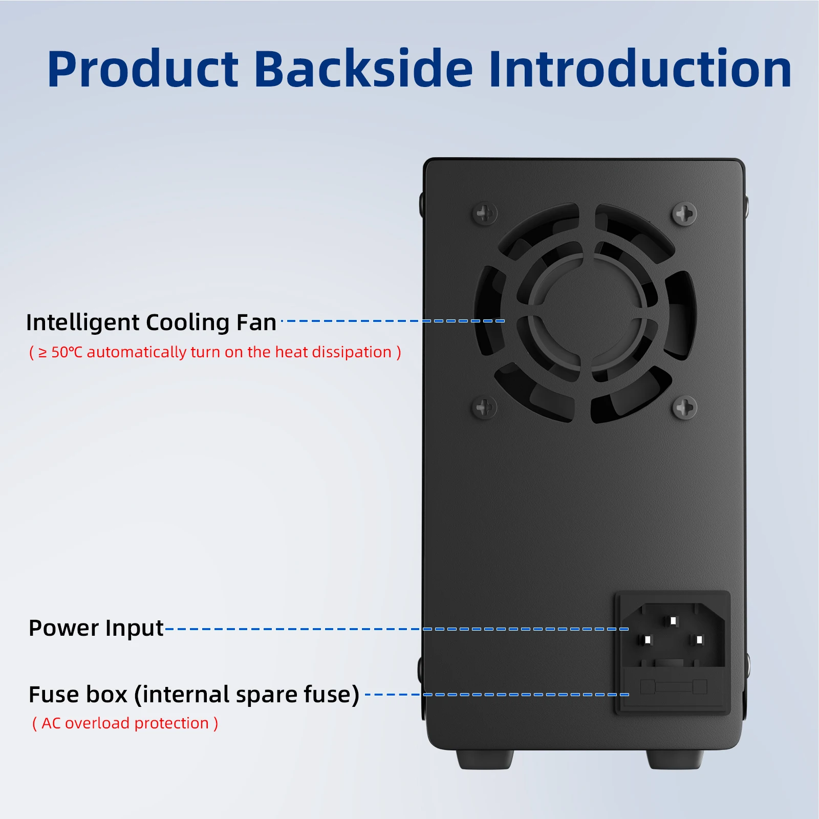 KUAIQU DC Lab Power Supply 30V 60V 120V Adjustable Voltage Regulator Preset Voltage Current Fast Charging Bench DC Power Supply