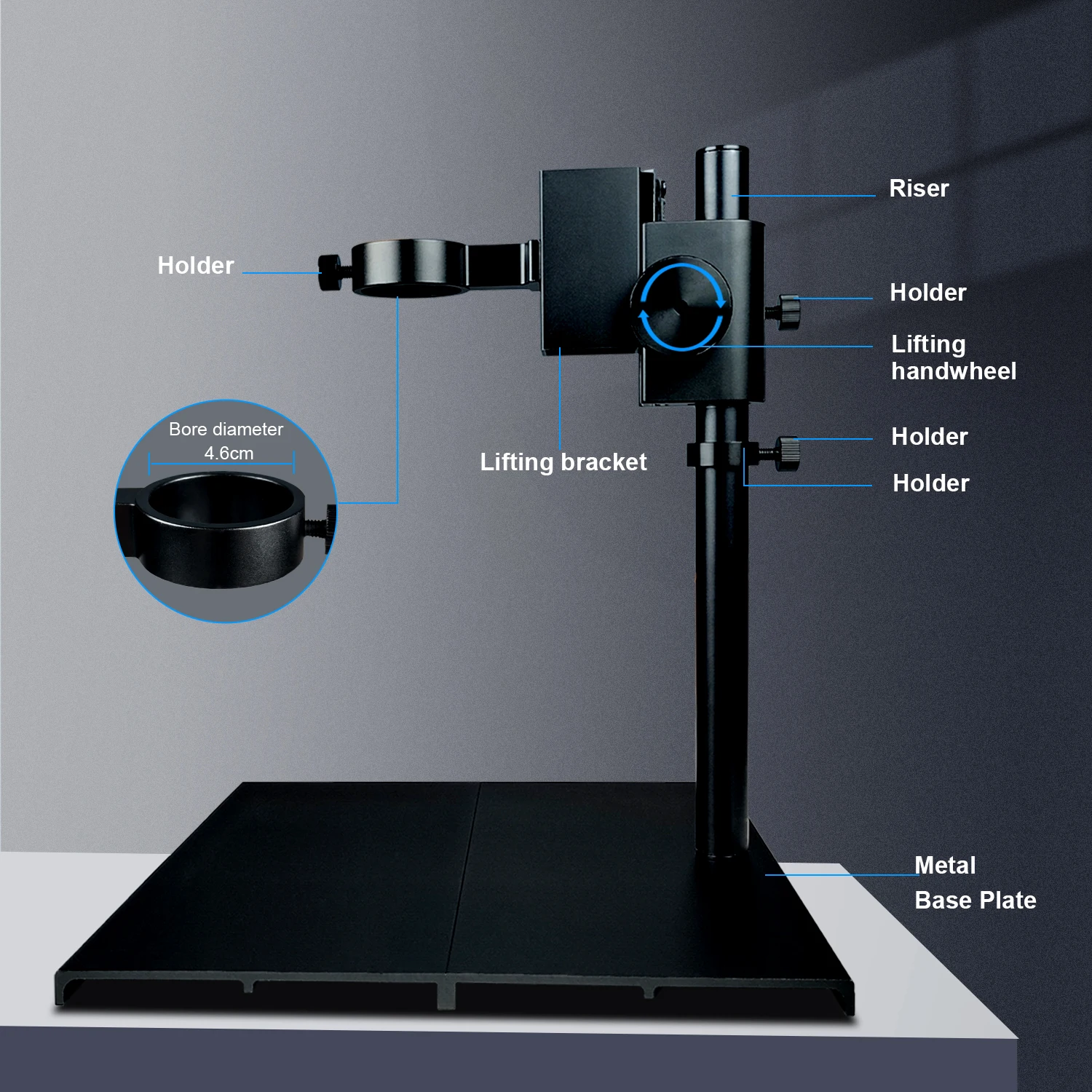 Yizhan 4K 1080P Electronic Digital Microscope 48MP HDMI USB Soldering Microscope Camera 180X 215X Lens For Image Magnification