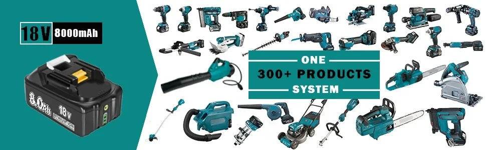 VANON 1/2/4Pack 8.0Ah Replace for Makita 18V BL1860B Battery Pin Compatible with 18Volt BL1860 BL1850 BL1850B BL1830 Power Tool