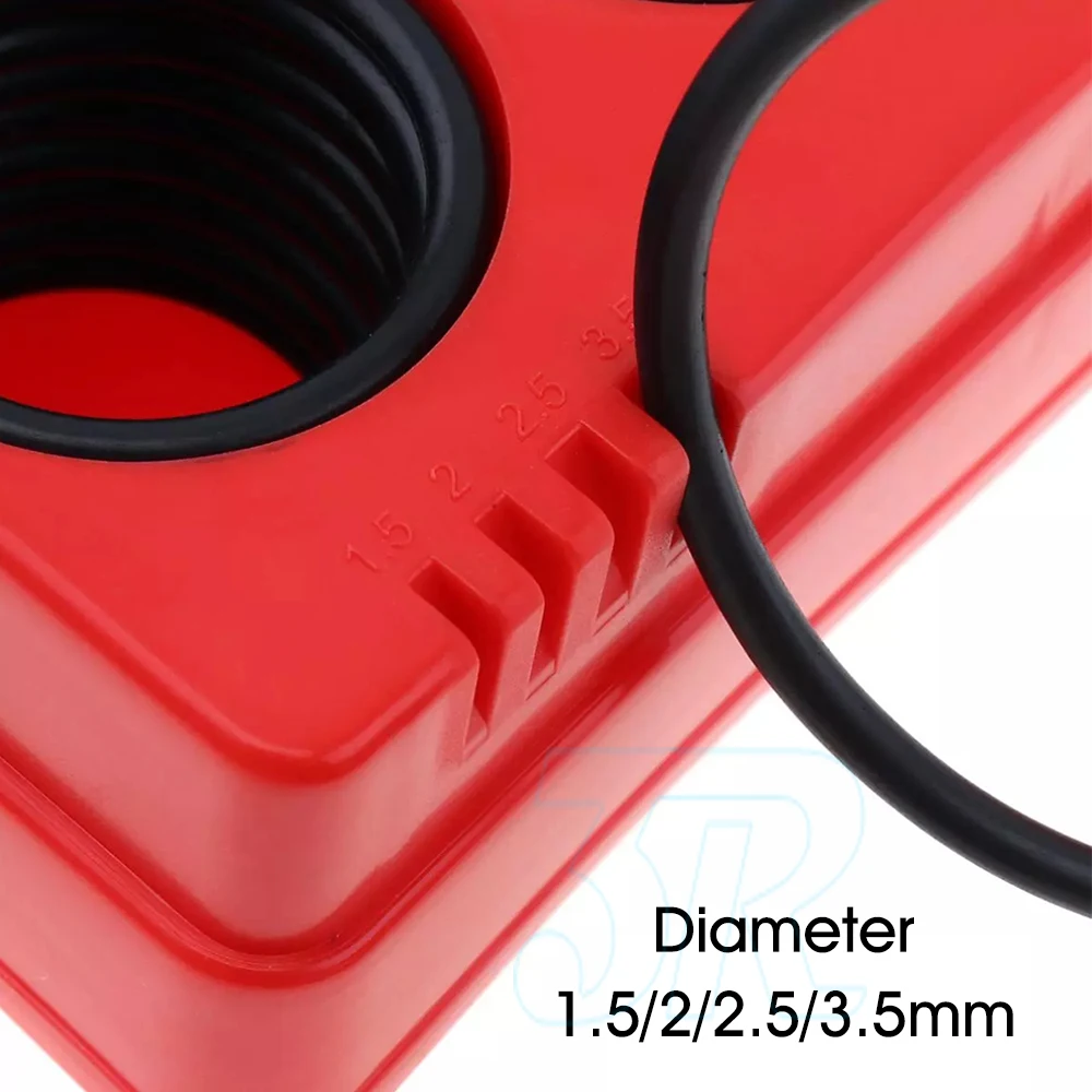 419 PCS Rubber O Ring Kit Metric Grommet Seal Plumbing Garage O-Ring Assortment