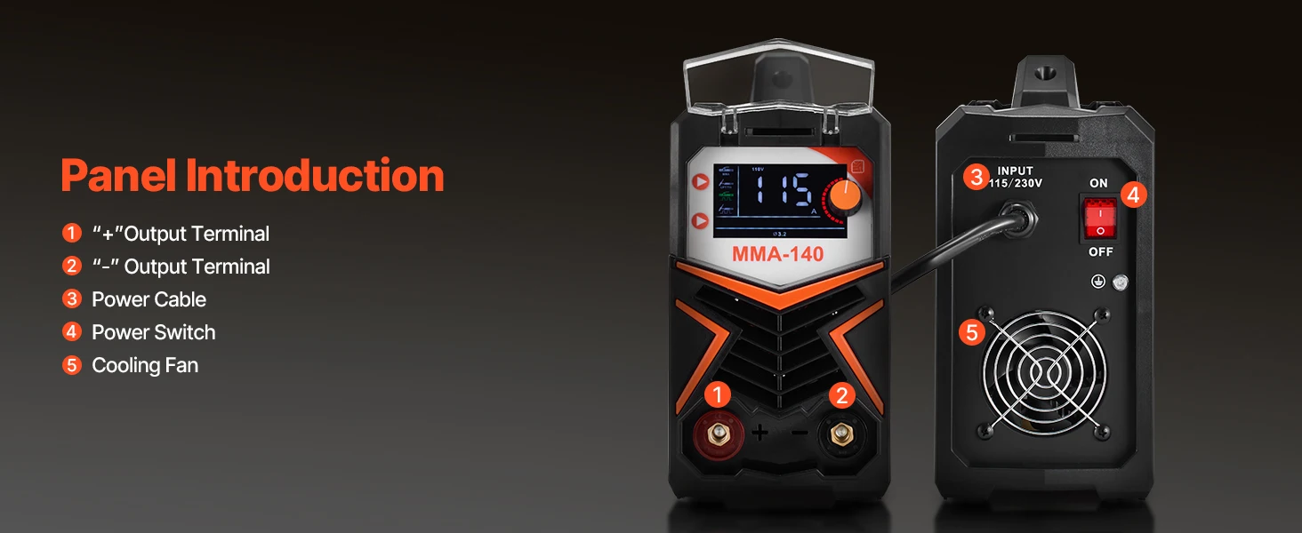 succebuy TIG Welder140A4-In-1Welding Machine TIG/DC Pulse MMA/Lift TIG/MMA Electric Welder with Synergic Control IGBT Inverter