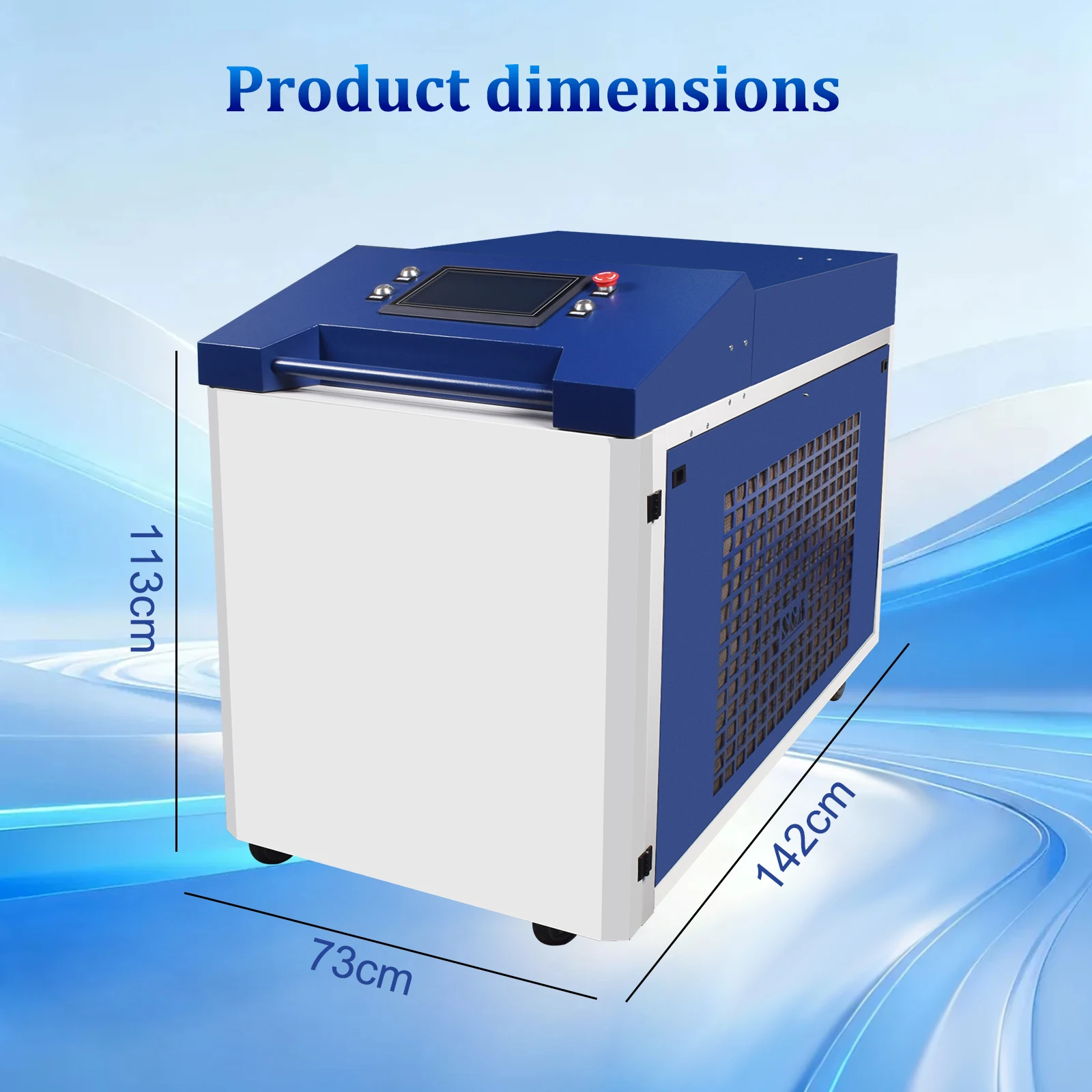 6000W Fiber Laser Cleaner 6000W Water Cooling Industrial Laser Cleaning Machine for Paint Oil Removal Heavy Rust Removal