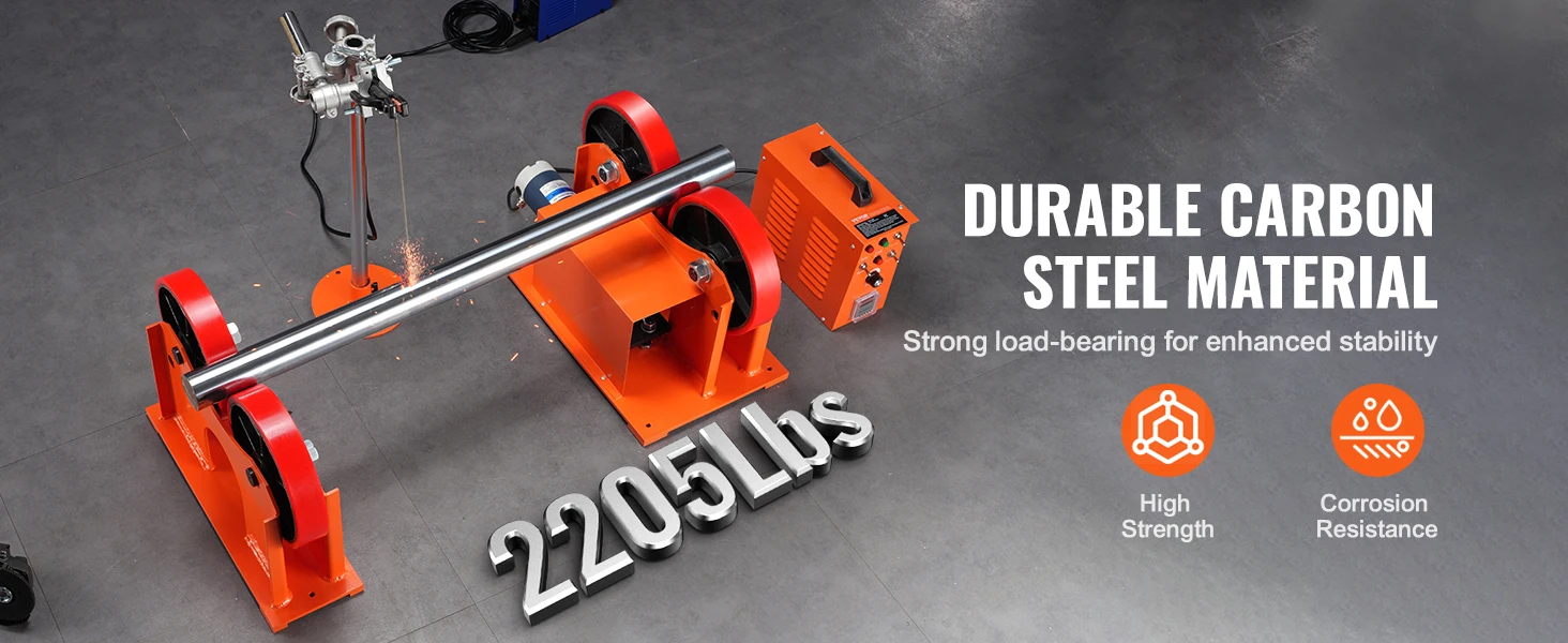 SucceBuyWelding Positioner Turning Rolls Linkage Roller 1000 KG Loading Welding Turning Rotary Torch Stand for Welding Equipment