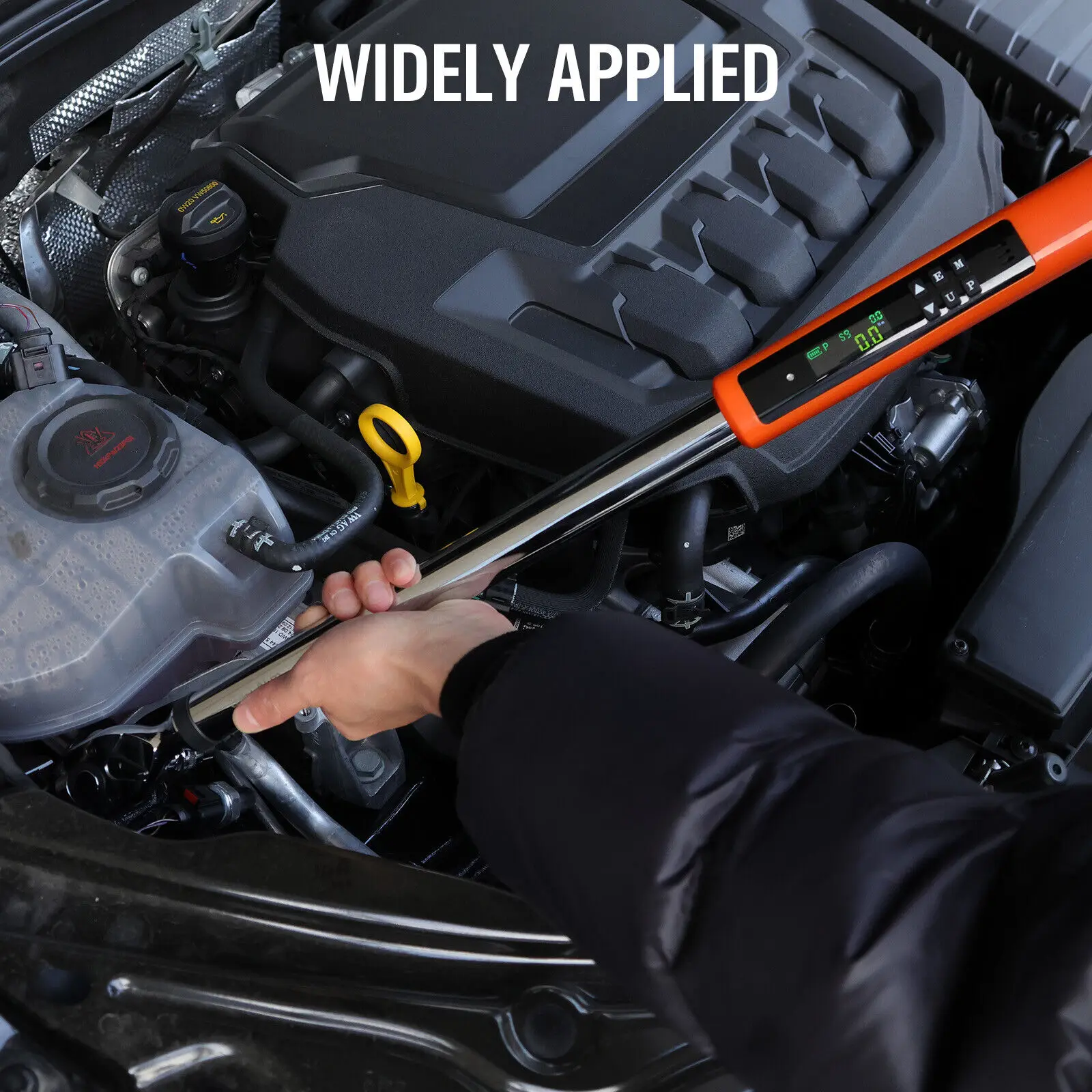 HORUSDY 1/2" Drive Digital Torque Wrench, 25-250Ft.lb / 34-340N.m 2% Accuracy LED Display with Socket Adaptors DIY & Home Repair