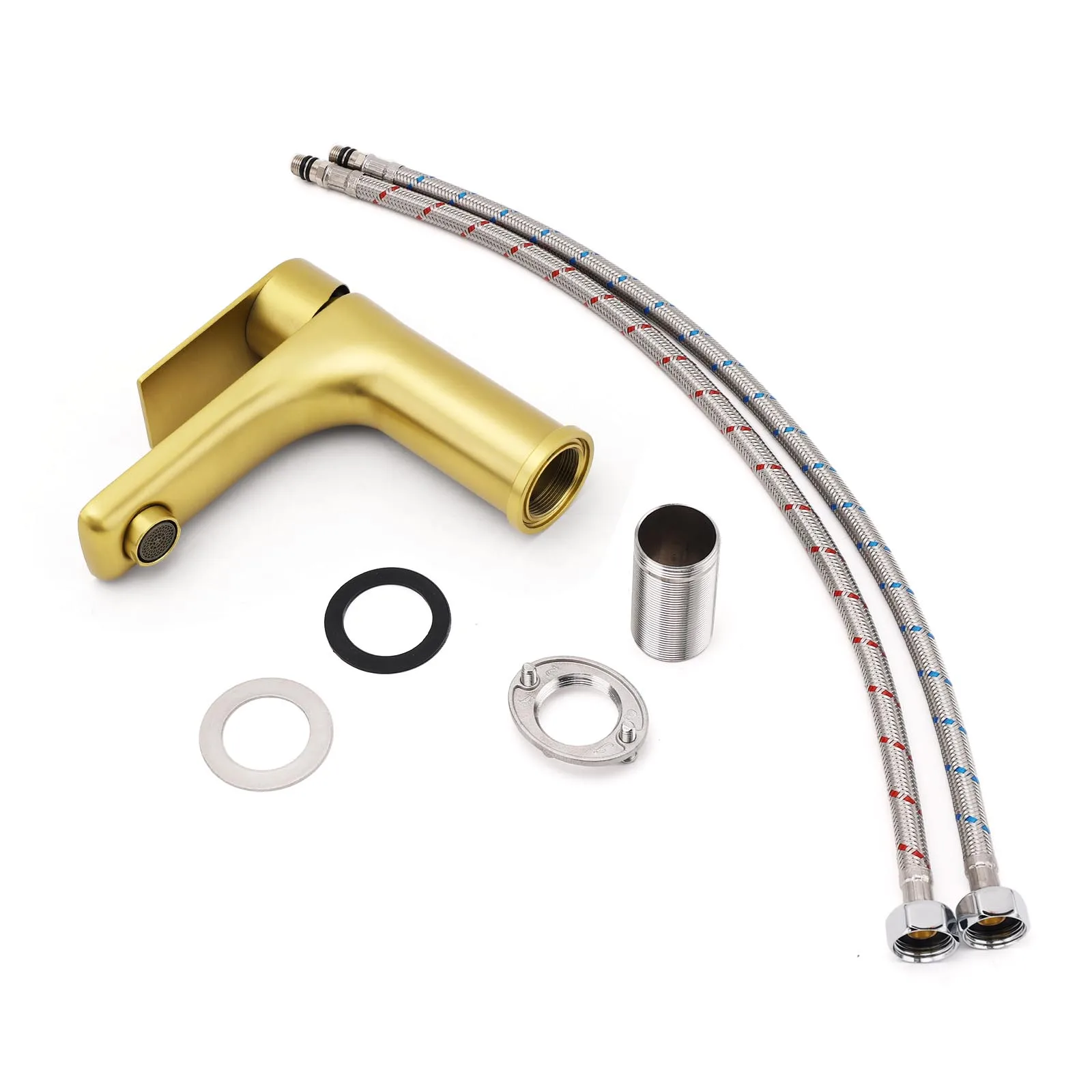 **Sydney Stock** KYLINS Brushed Gold Gun Metal Black Nickel Round Bathroom Basin Mixer Taps Sink Faucet WaterMark Wels