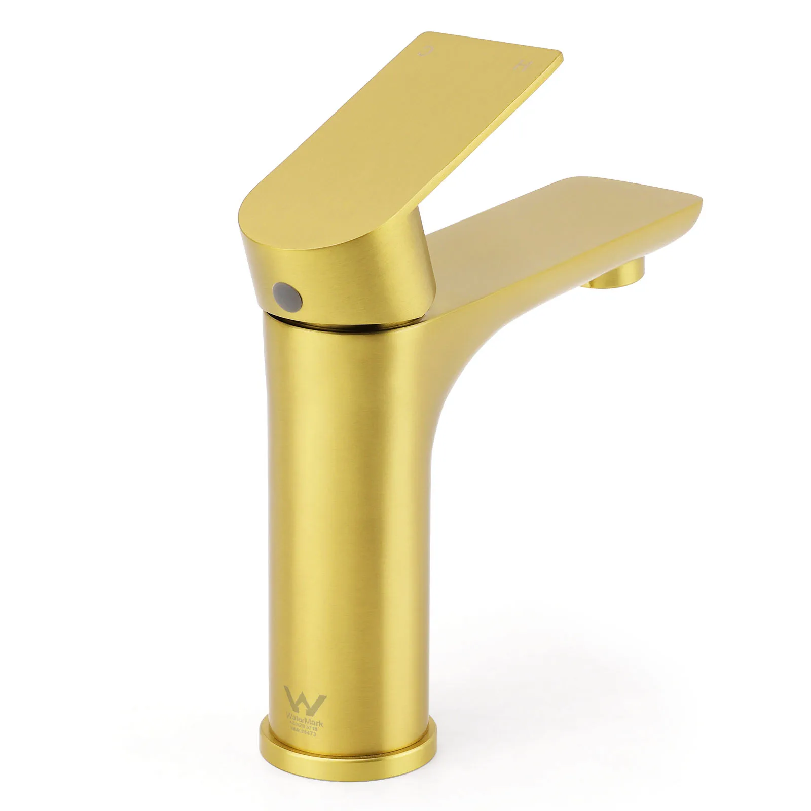 **Sydney Stock** KYLINS Brushed Gold Gun Metal Black Nickel Round Bathroom Basin Mixer Taps Sink Faucet WaterMark Wels