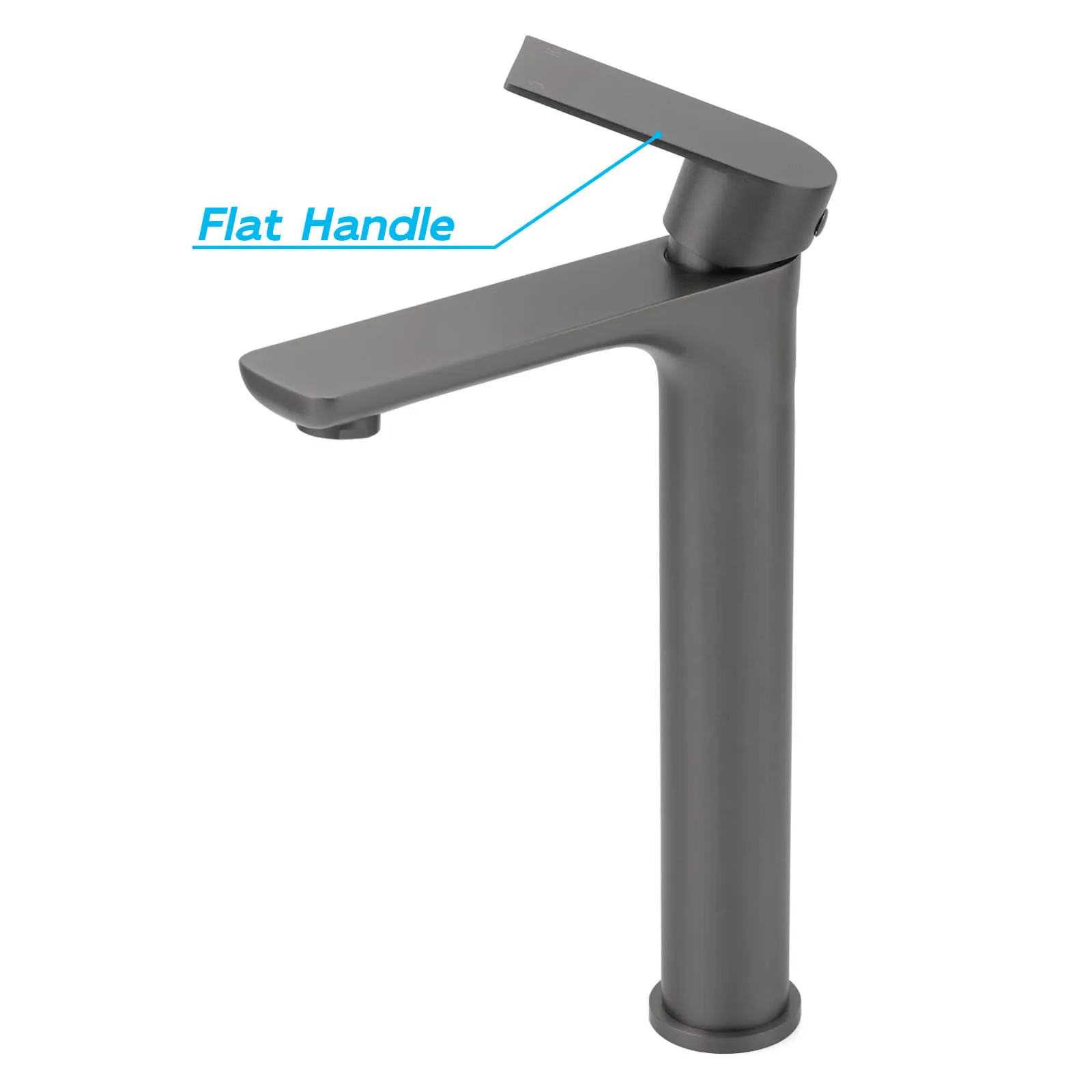 **Sydney Stock** KYLINS Brushed Gold Gun Metal Black Nickel Round Bathroom Basin Mixer Taps Sink Faucet WaterMark Wels
