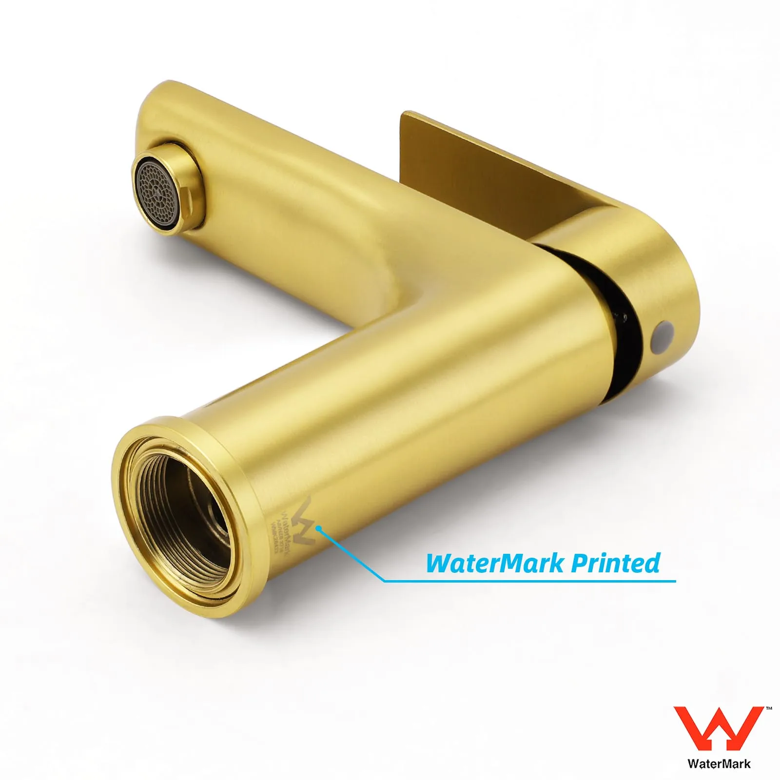 **Sydney Stock** KYLINS Brushed Gold Gun Metal Black Nickel Round Bathroom Basin Mixer Taps Sink Faucet WaterMark Wels