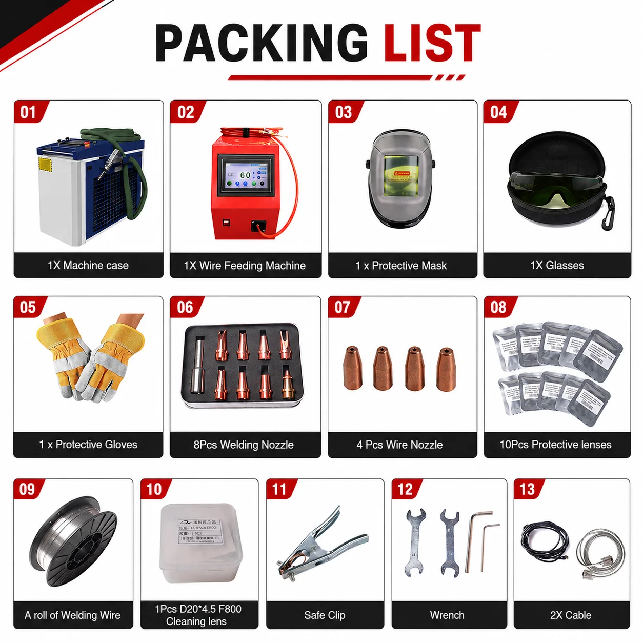 Raycus 3000W 4 IN 1 Fiber Laser Welding Machine Handheld Laser Welder 1.5KW 2KW 3KW Cleaning Cutting Weld Seam Cleaning for Metal Stainless Steel Aluminum Water Cooling With Dual Wire Feeder
