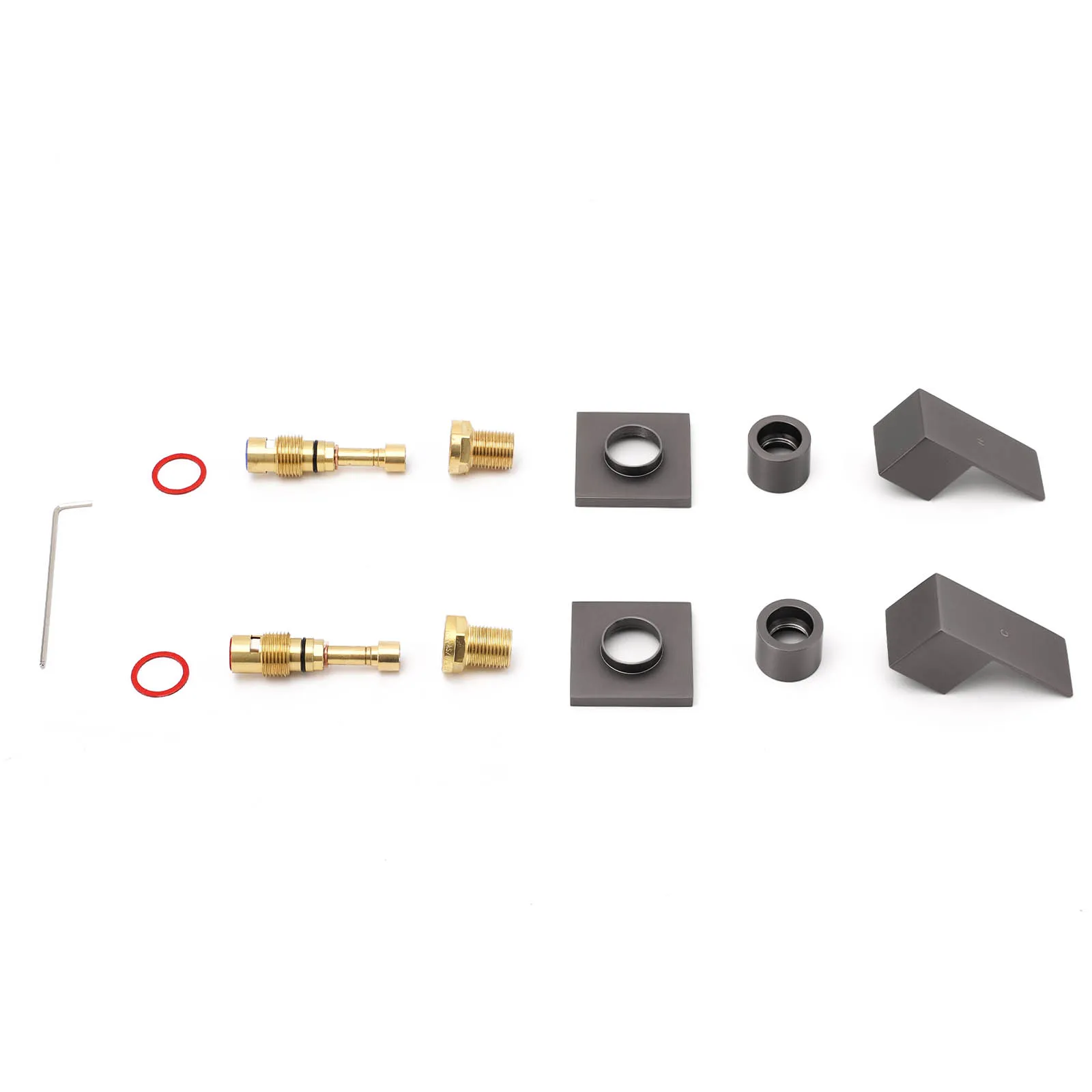 **Sydney Stock** KYLINS Brushed Gold Gun Metal Chrome Black Hand Held Shower Head Set Sliding Rail Mixer Taps WELS WATERMARK