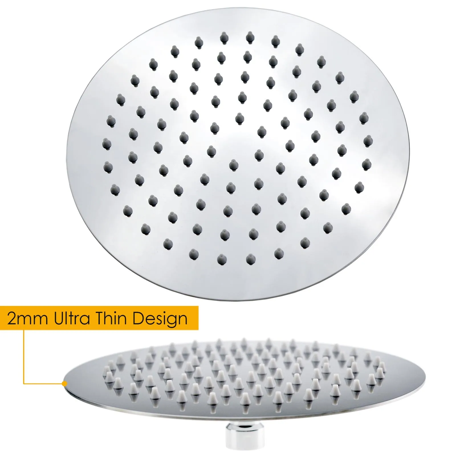 **Sydney Stock** KYLINS Brushed Gold Nickel Gun Metal Chrome Black 8/10/12/16'' Square Round Rain Shower Head WELS WATERMARK
