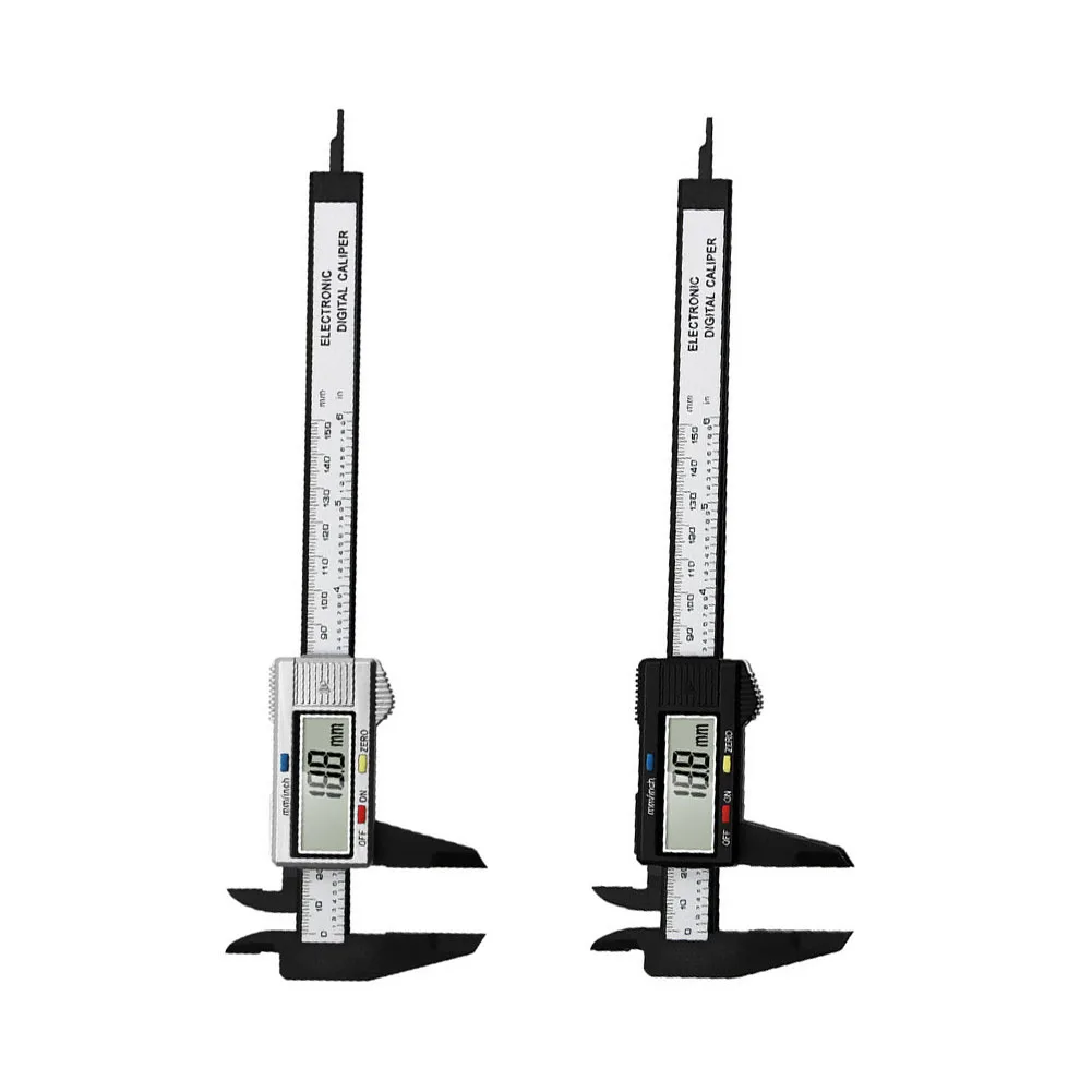 0-150mm Caliber Measurement Ruler High-strength Plastics Digital Gauge Caliper 4 Measuring Functions Mm/inch Units Gauging Tools