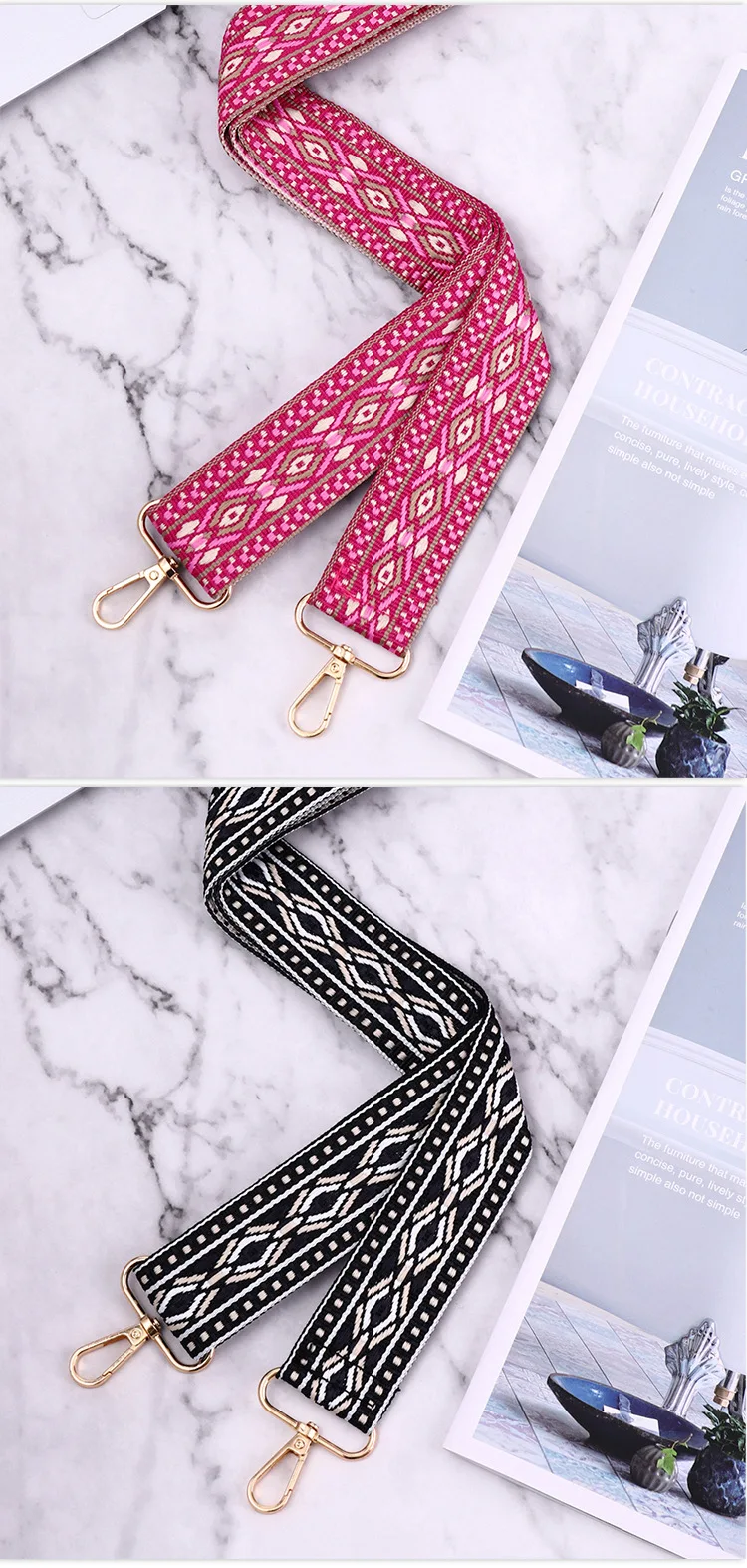 Fashionable And Minimalist Shoulder Straps, Adjustable Multifunctional Bag Straps, Replaceable Luggage Accessories