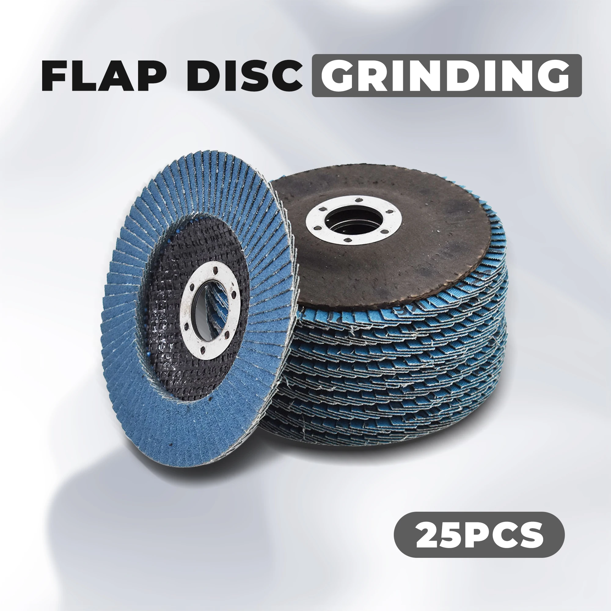 10-Pack Aluminum Oxide Sanding Discs 40-Grit 4.5''x7/8'' T29 Replacement for Grinding All Kinds of Non-Ferrous Metals Plastics