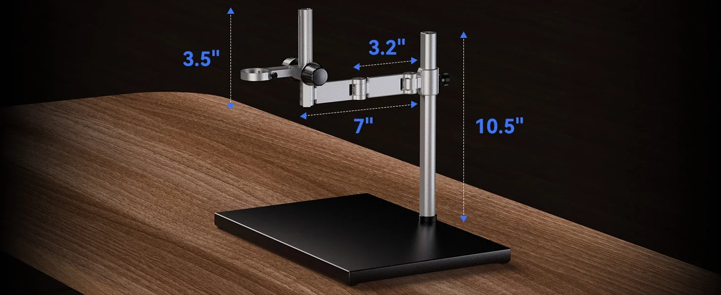 TOMLOV Autofocus Microscope TM4K-AF Max 4K Digital Microscopes HDMI 10.1' Soldering Microscopio LED Light for Electronic Repair