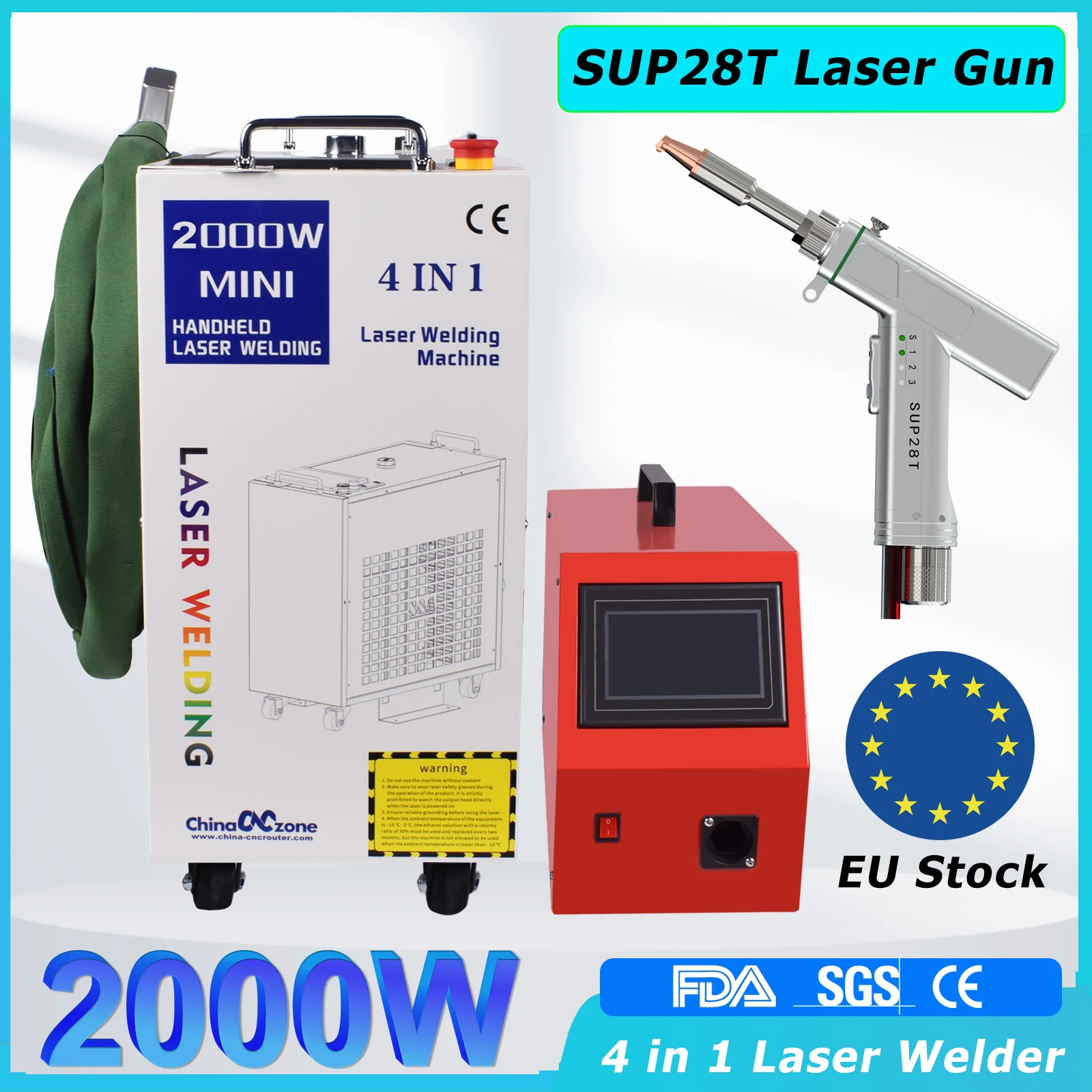 BWT 2000W 4 in 1 Laser Welding Cleaning Cutting Soldering Machine Laser Welder for Metal 1500W Fiber Laser Welding Machine