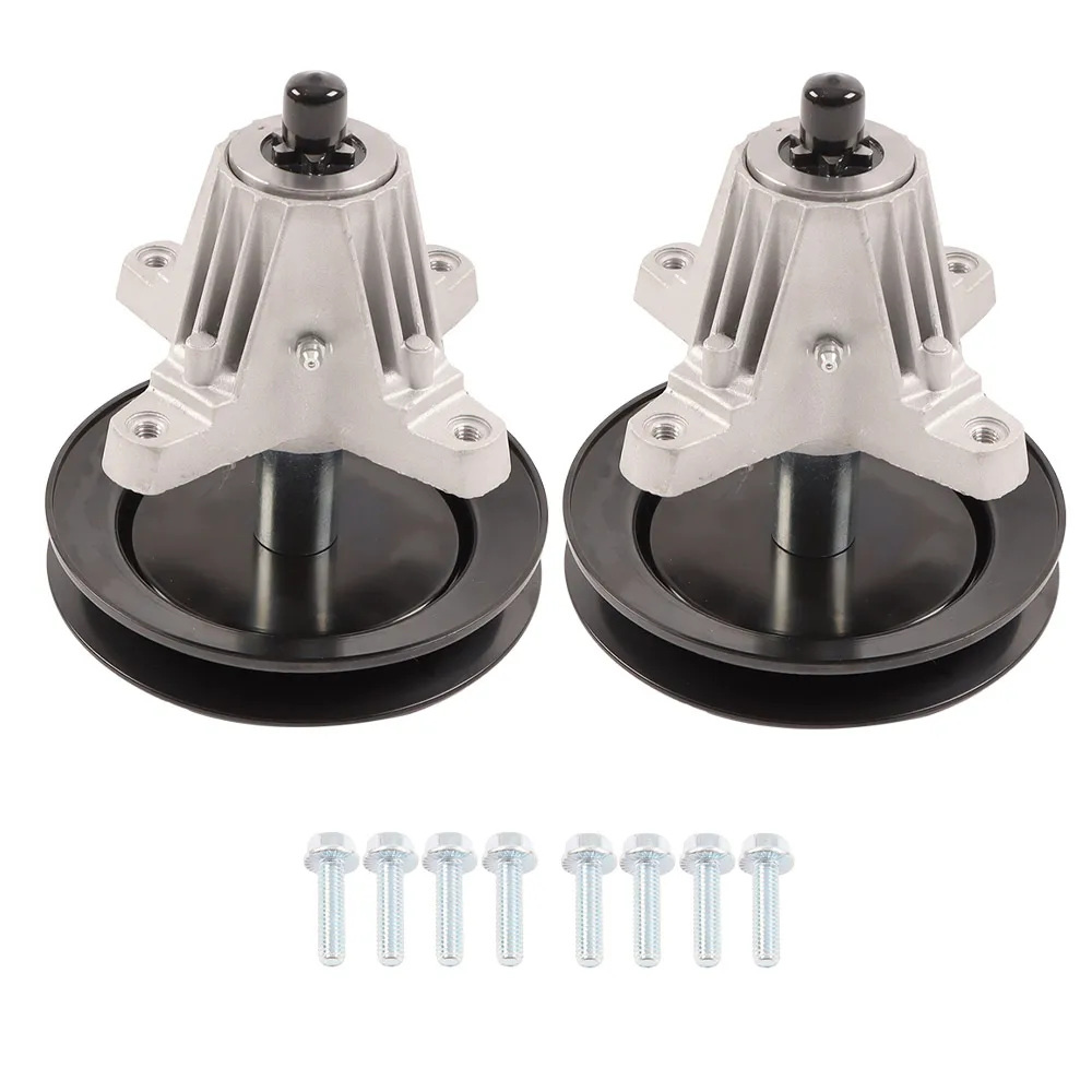 2 Pack Lawnmower Main Shaft Compatible with 918-04822A 618-04422 918-04822B 618-04822A 618-04889 618-04889A 618-04950 918-04822
