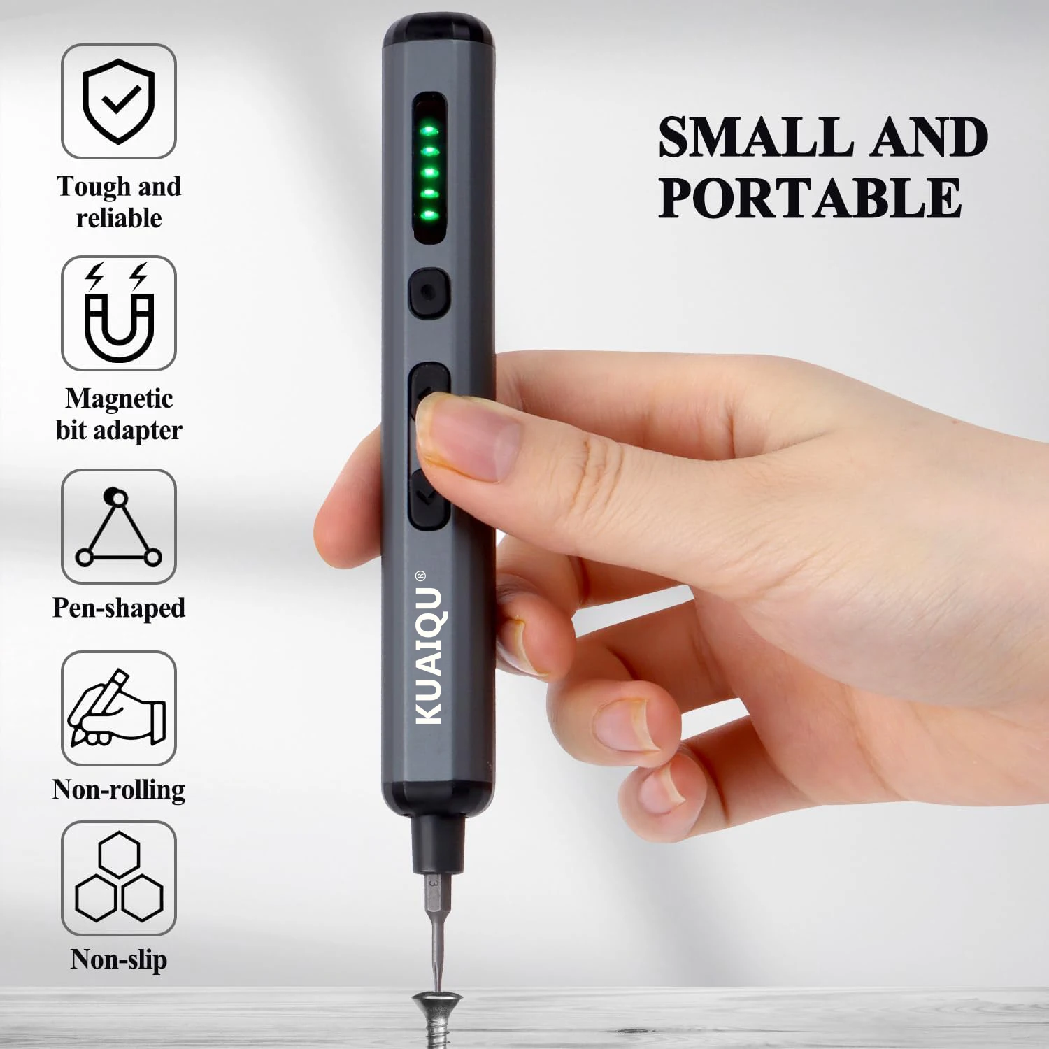 KUAIQU 68 in 1 Precision Electric Screwdriver Set Magnetic Screwdriver 5 Torque Rechargeable Screwdriver iPhone Disassemb Repair