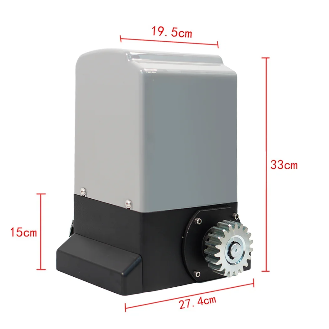 PORIYA Electric Automatic Sliding Gate Opener 2000KG Motor W/ 6 Remote & APP Control