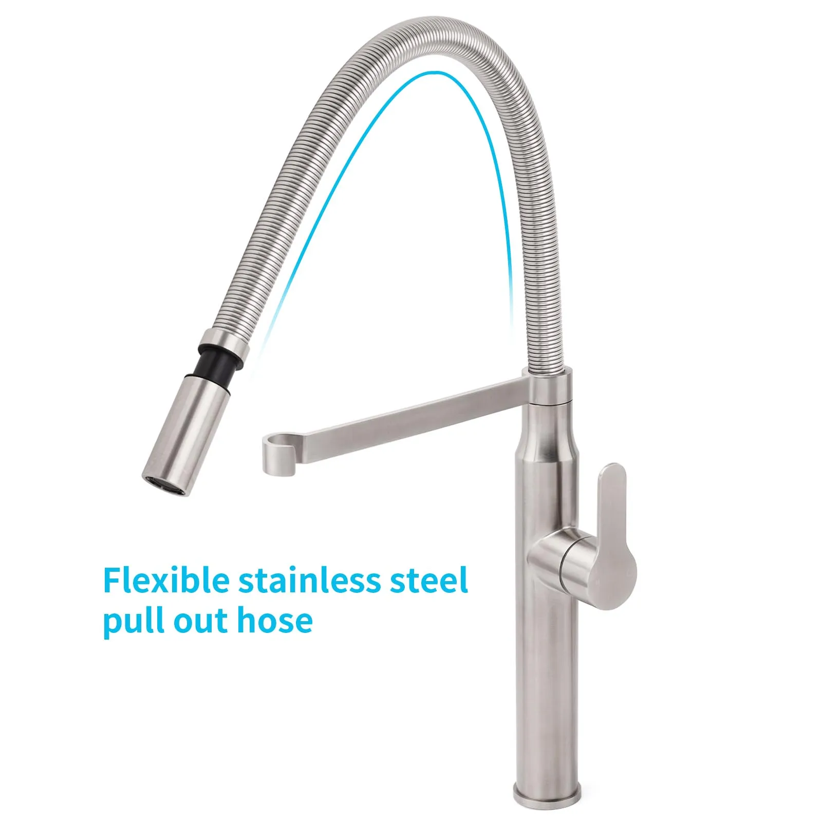 **Sydney Stock** KYLINS Brushed Gold Gun Metal Black Nickel Pull Down Out Kitchen Mixer Tap Sink Faucet WaterMark Wels