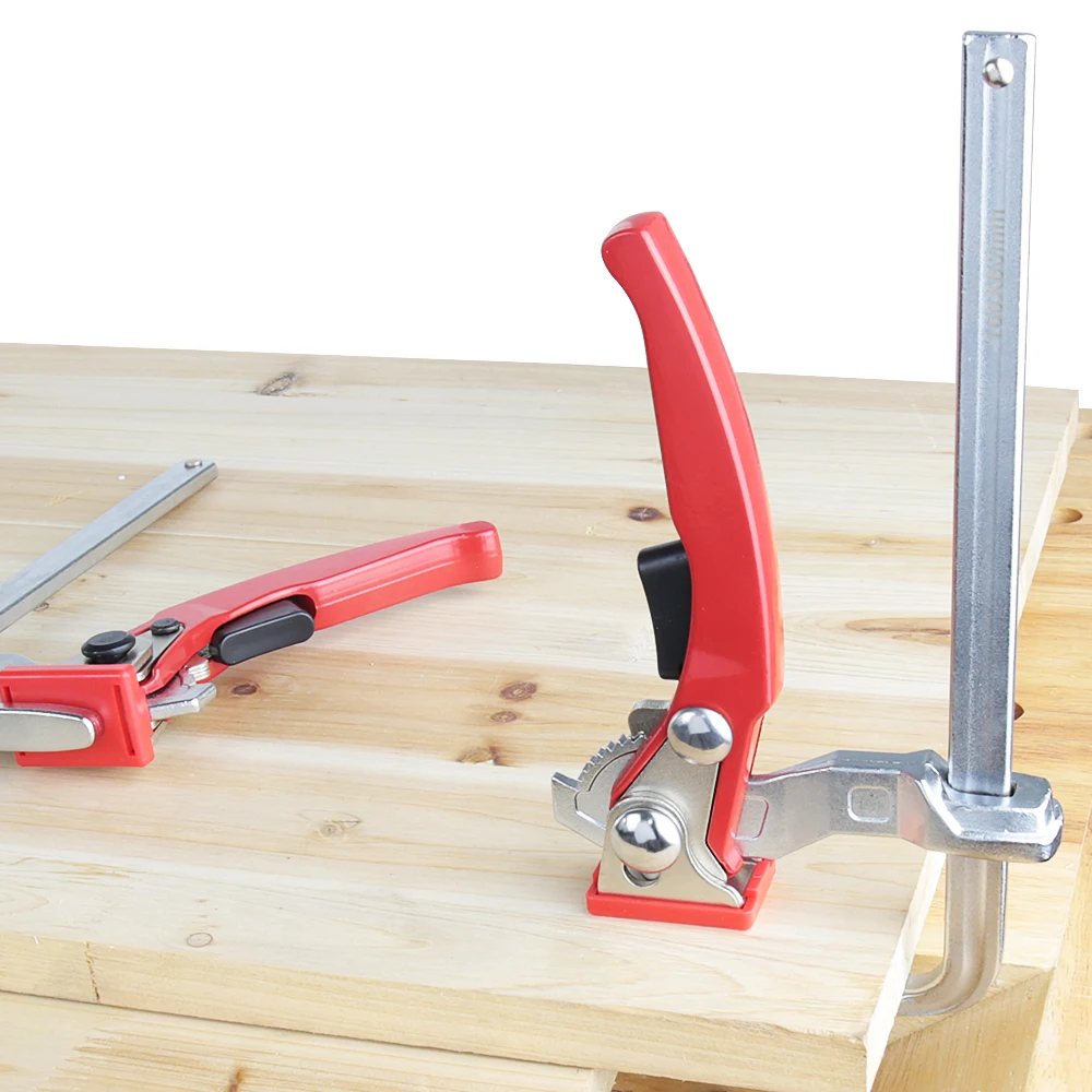 Allsome 2pcs Ratcheting Quick Release Clamp , For MFT and Guide Rail System, Bar Clamp